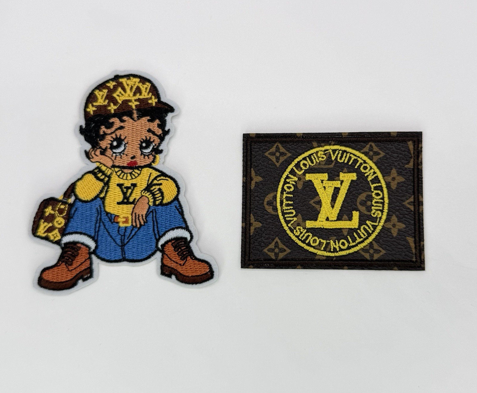NEW 2PC IRON-ON PATCH NEW 2PC IRON-ON PATCH