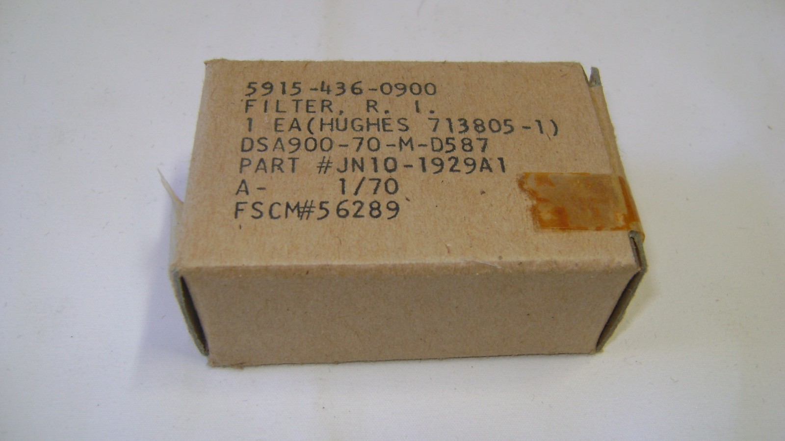 NOS NIB 1970s Military Surplus Radio AC Line Noise Filter BIN $39.95 SHIPPED