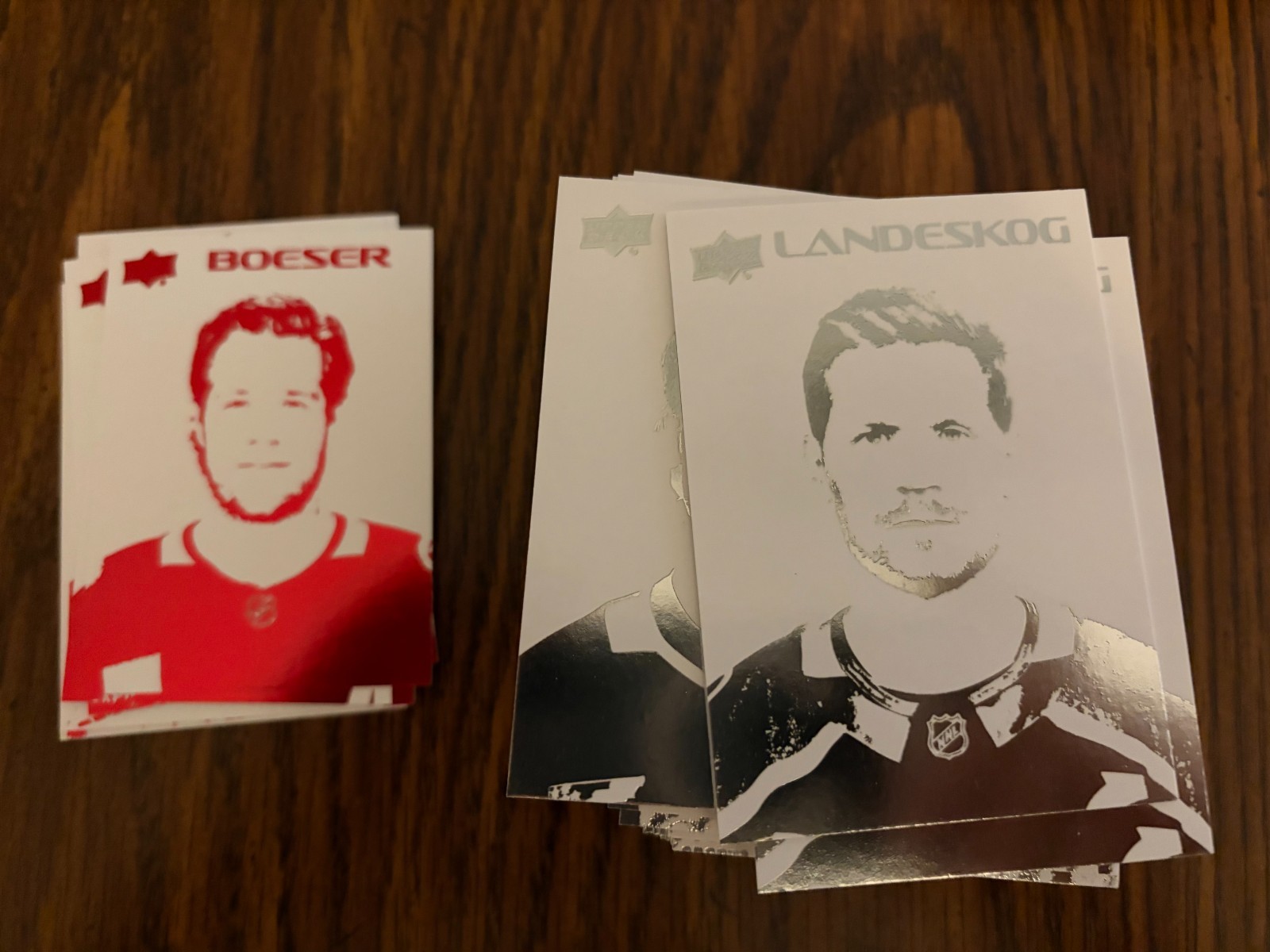 026-27 UPPER DECK SERIES 1  - STENCILS  BASE & RED -  YOU PICK