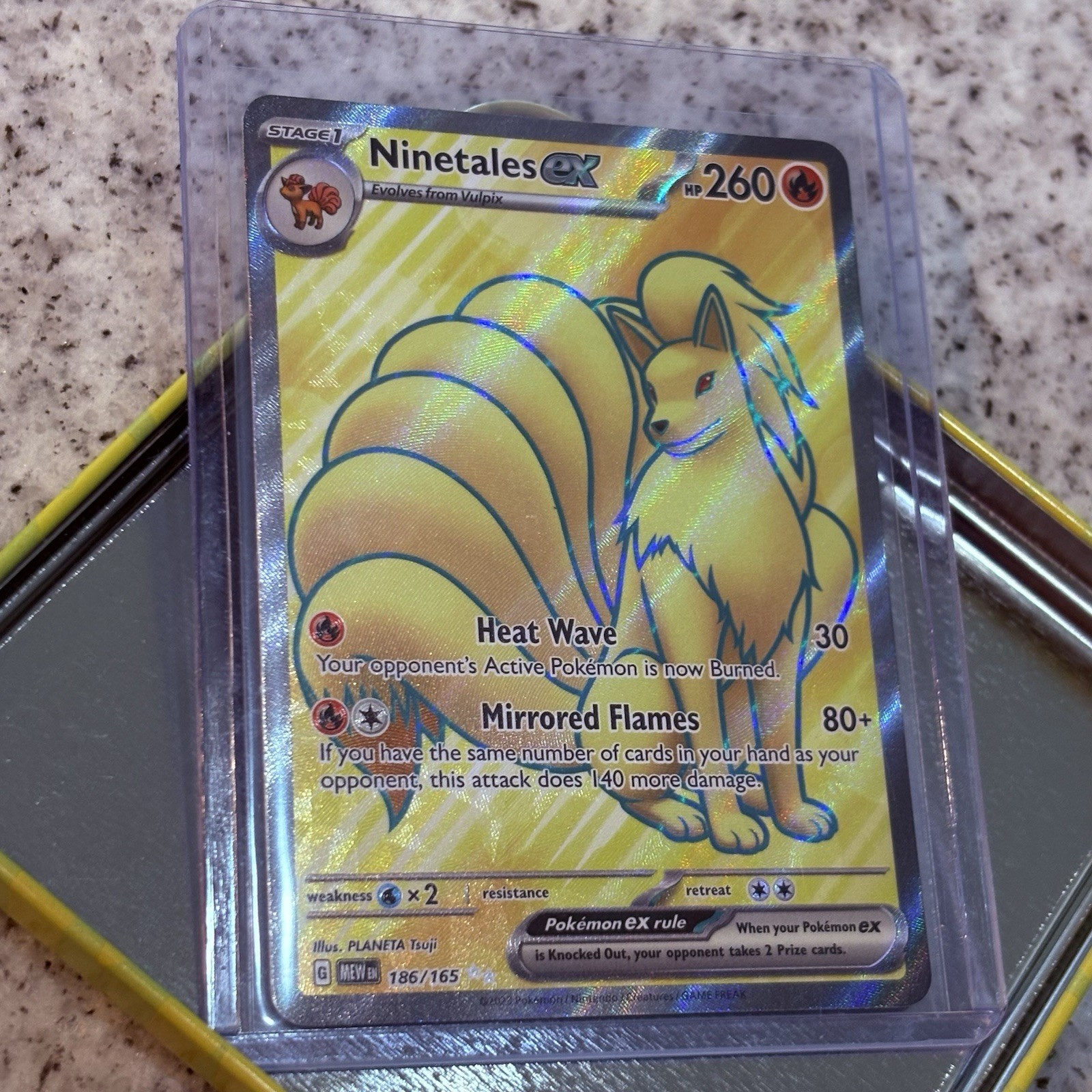 Ninetales EX 186/165 🤩🤩 | S&V 151 Pokémon TCG Card | Full Art *Ultra Rare* Ninetales EX 186/165 🤩🤩 | S&V 151 Pokémon TCG Card | Full Art *Ultra Rare*