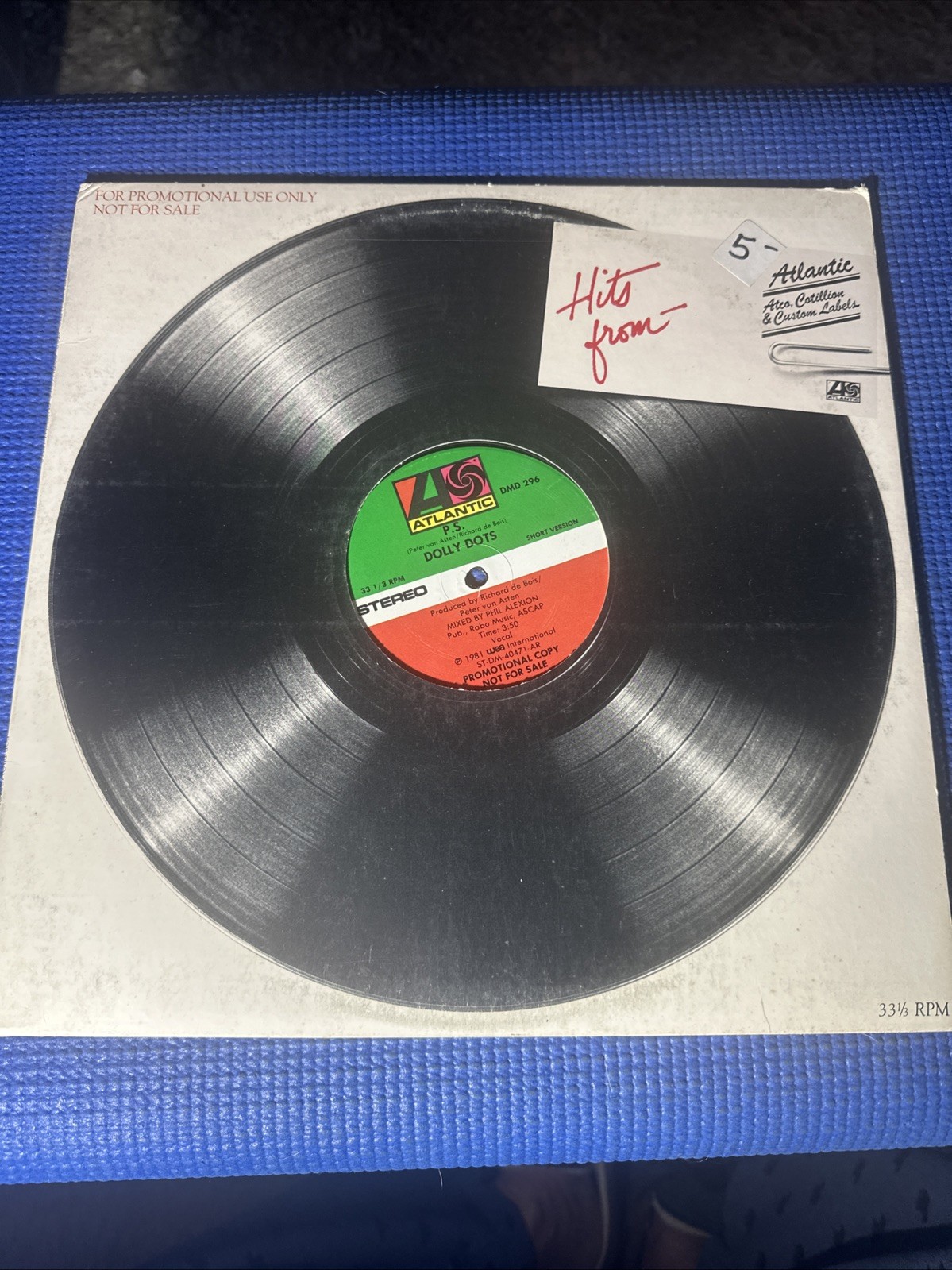 Dolly Dots – P.S. (Promo) Vinyl VG+ Disco Funk Ultrasonically Cleaned