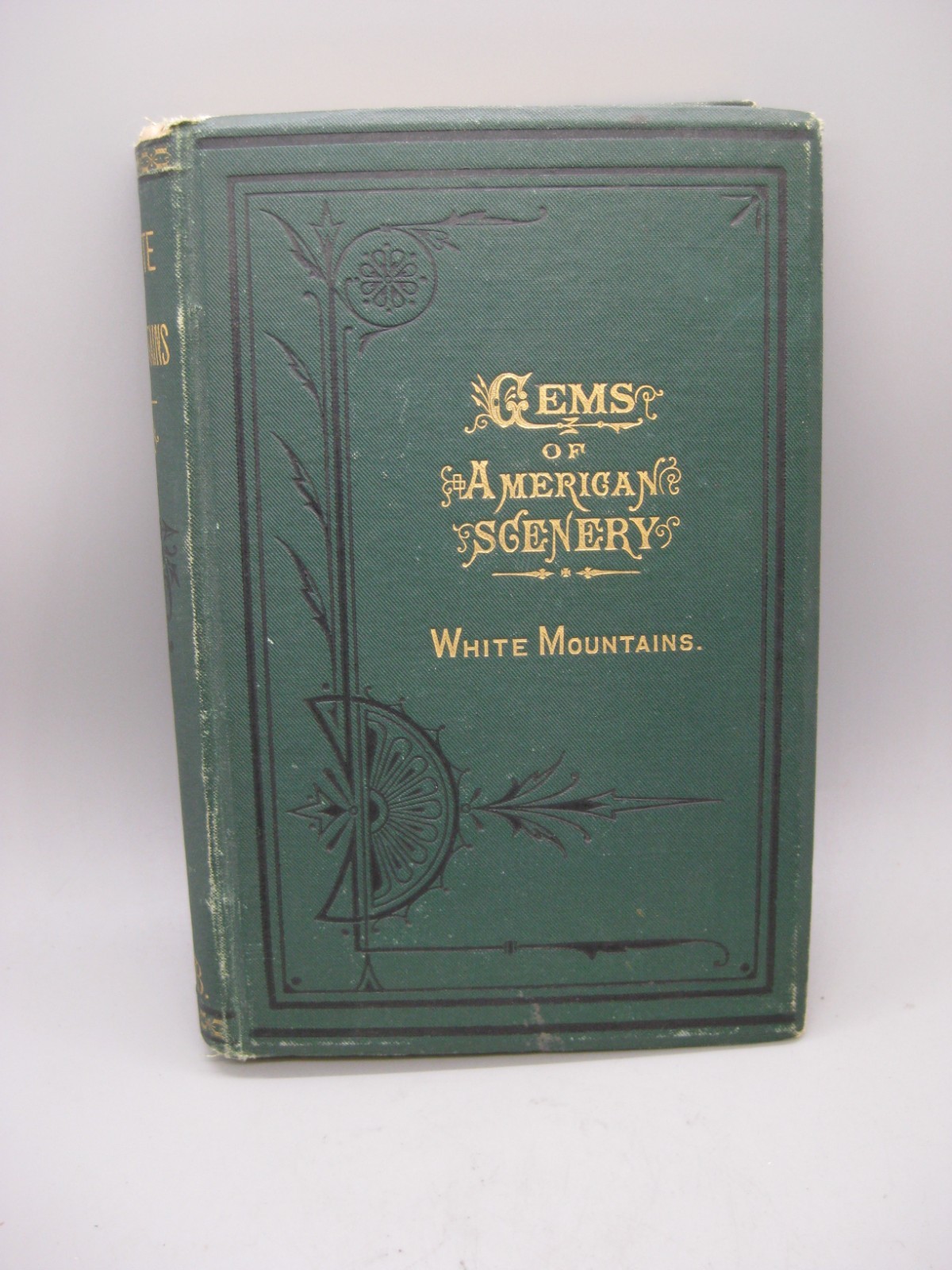 Antique 1878 Gems Of American Scenery White Mountains Stereoscope Views Book