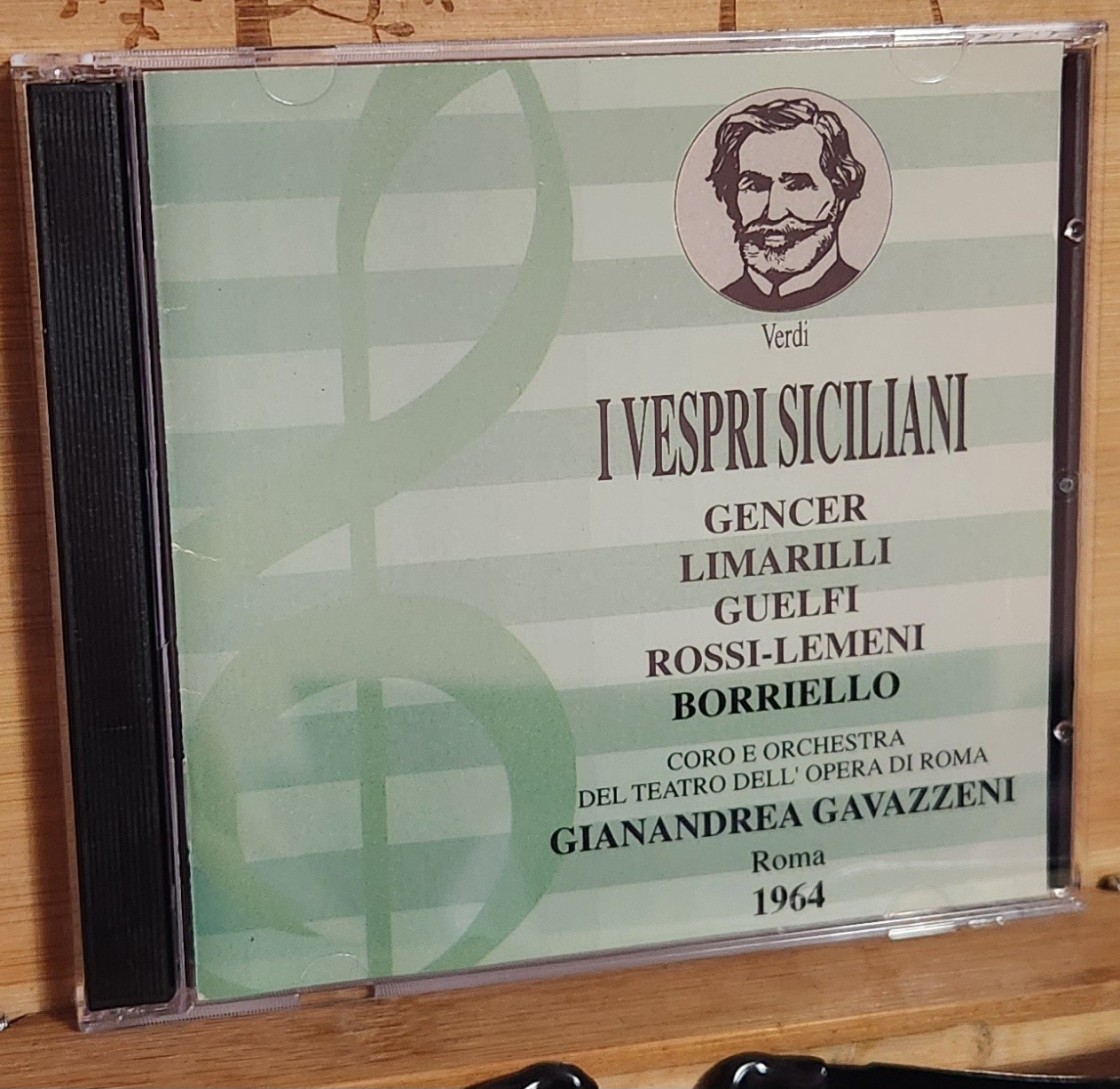 VERDI I VESPRI SICILIANI GENCER LIMARILLI ROSSI LEMENI GAVAZZENI 2 CD  RARE