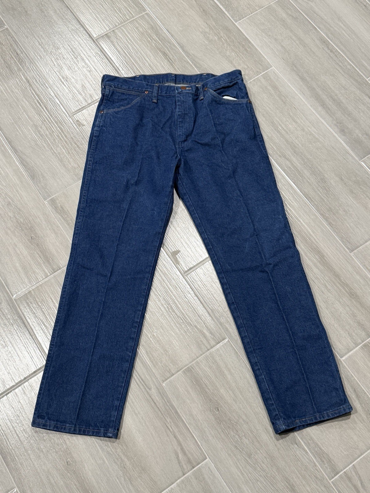 Wrangler Men\'s Blue Jeans 13MWZPW Cowboy Cut Size 34x30