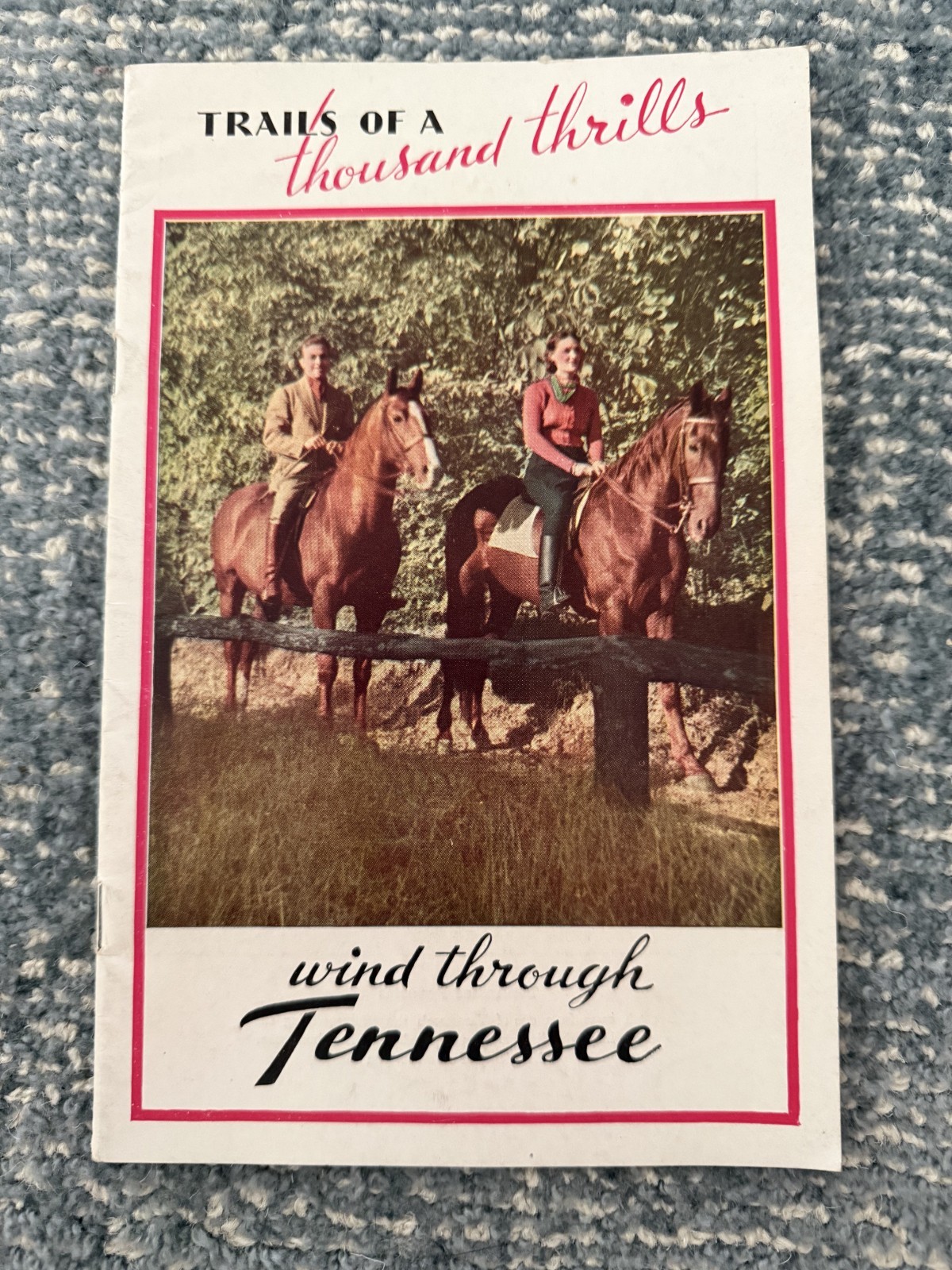 FREE SHIP Trails of a Thousand Thrills Wind through Tennessee