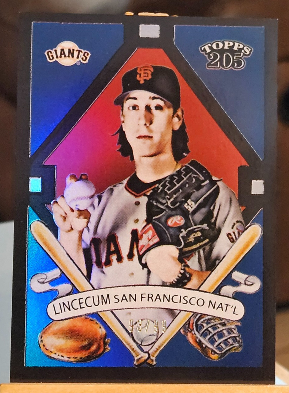 2010 Topps Tribute Tim Lincecum Black Parallel 73/99 Card #88 SF Giants SP