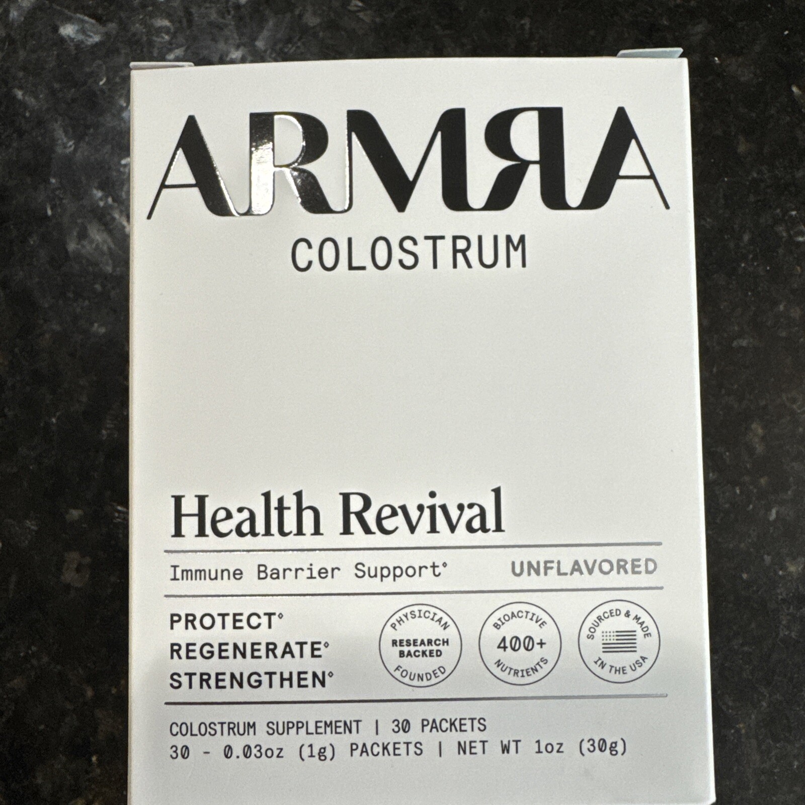 ARMRA Colostrum Superfood Grass-Fed Immune Fitness Brain Benefits Unflavored New ARMRA Colostrum Superfood Grass-Fed Immune Fitness Brain Benefits Unflavored New