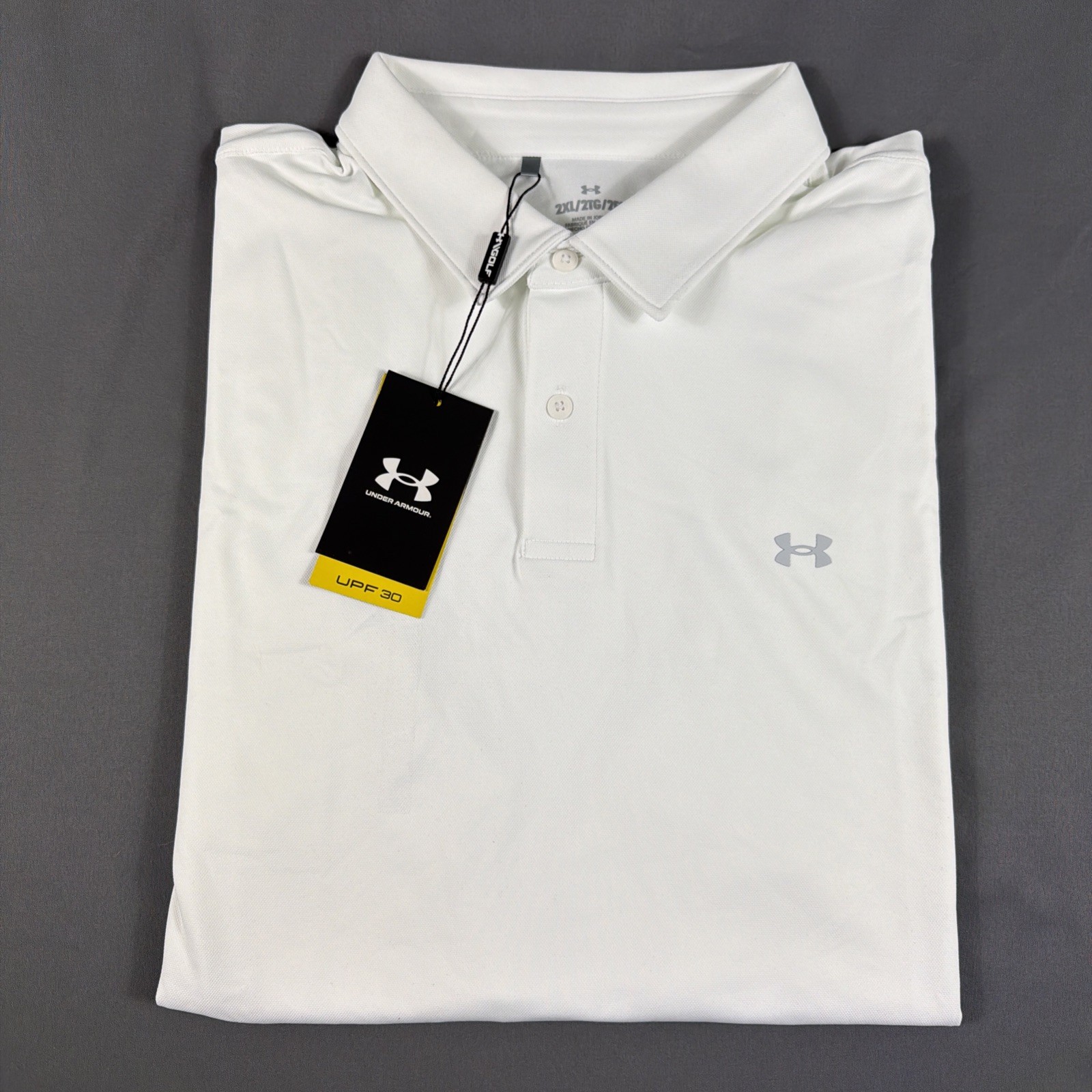 Under Armour Golf Shirt Polo Performance XXL Nylon Spandex NWT MSRP $75