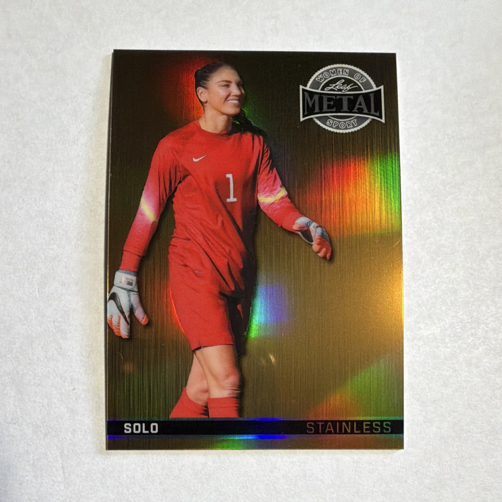 Leaf 2026 Metal Women of Sport Stainless Hope Solo United States SB-45 1/1