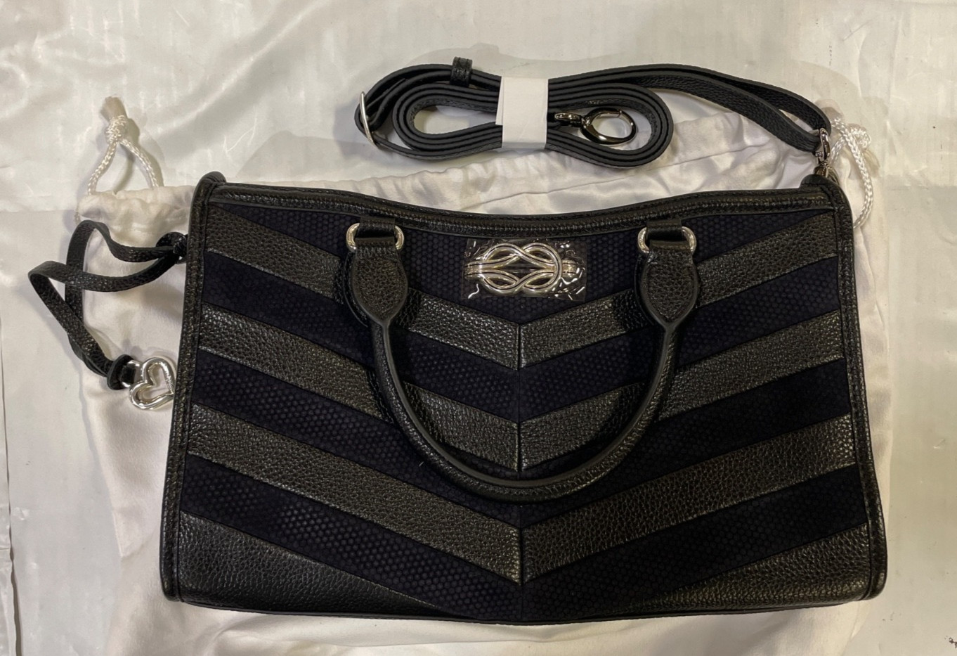 Chevron Black/Black OS Crosby Bag Chevron Black/Black OS Crosby Bag