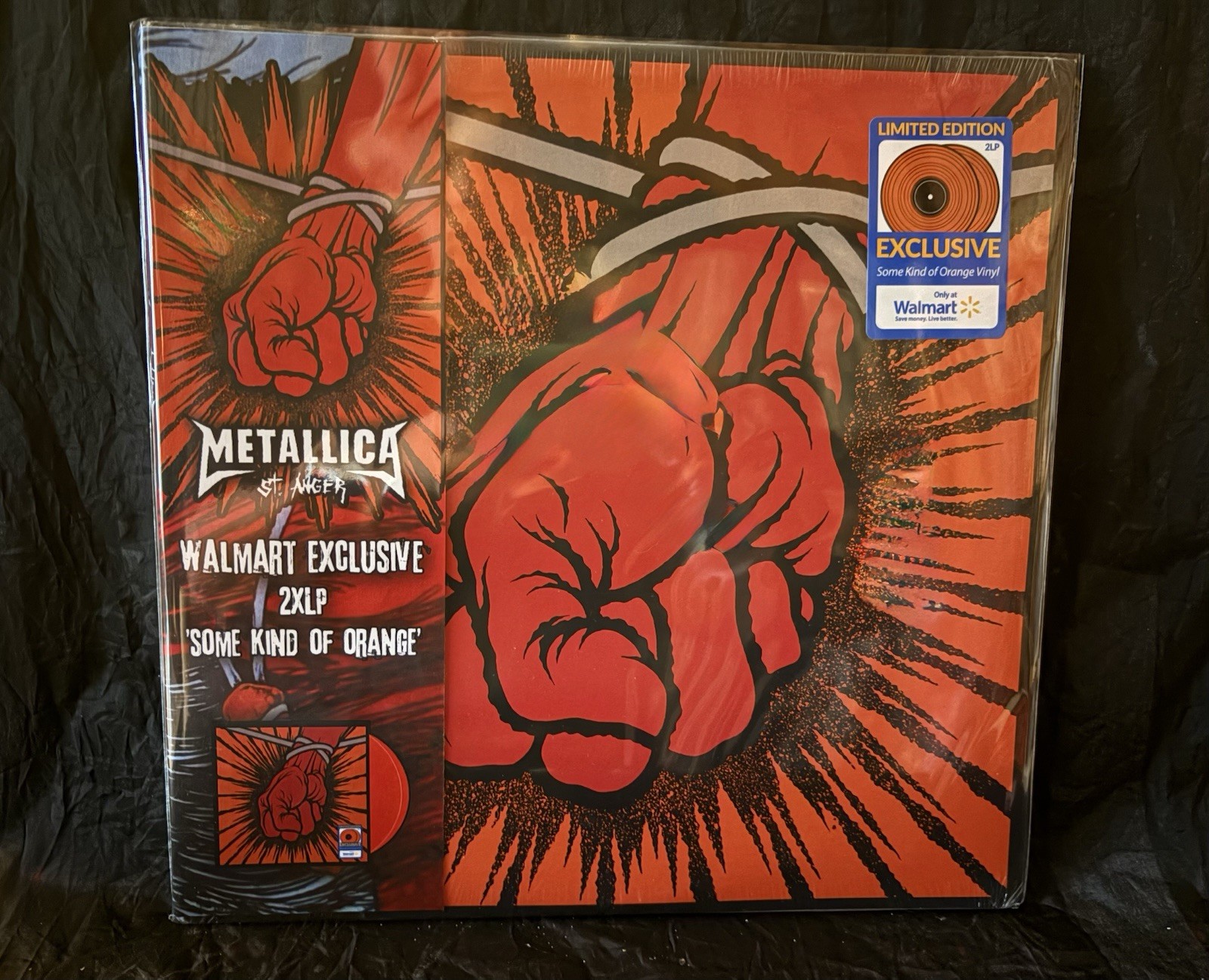 Metallica St. Anger Walmart Exclusive 2LP Orange Vinyl BLCKND015-1W