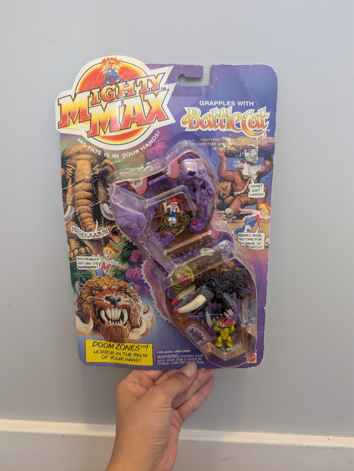 Vintage 1993 Mattel Bluebird Mighty Max Battle Cat Doom Zones Sealed Vintage 1993 Mattel Bluebird Mighty Max Battle Cat Doom Zones Sealed