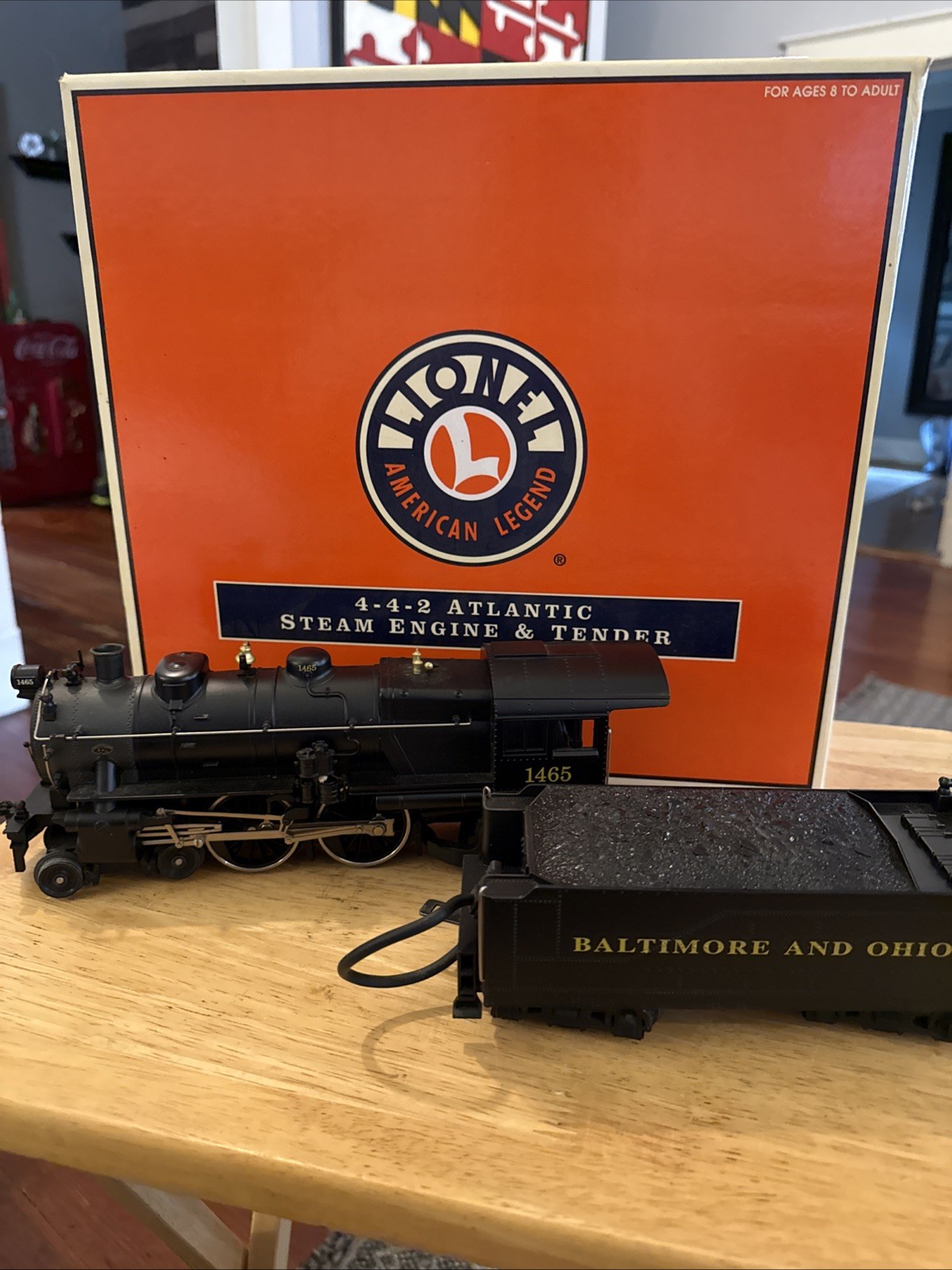 Lionel O-Gauge - B&O 4-4-2 Atlantic - Command - 6-18094 Steam Engine & Tender