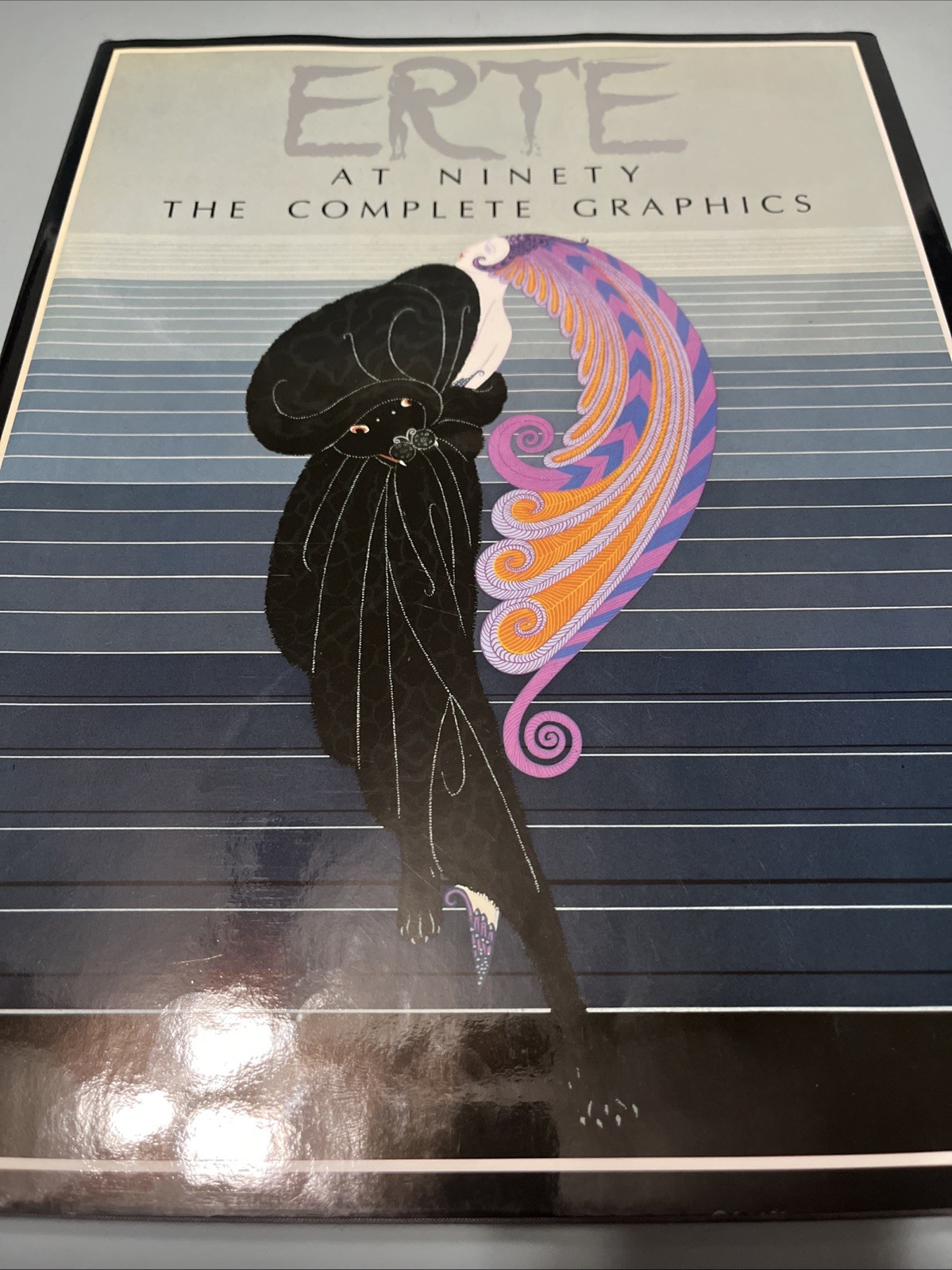 Erte at Ninety The Complete Graphics 1982 1st Ed. Illustrated Coffee Table Book