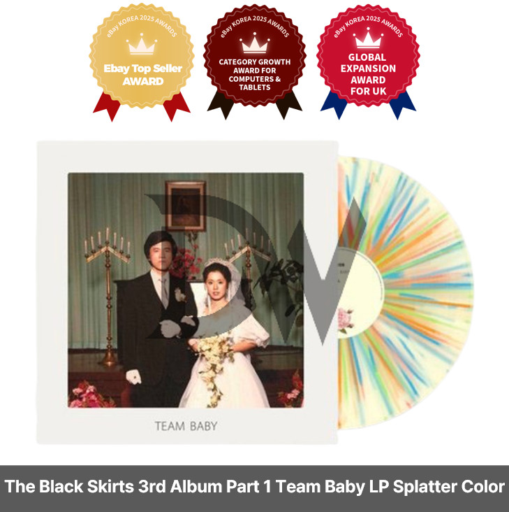 The Black Skirts 3rd Album Part 1 Team Baby LP Splatter Color / Express