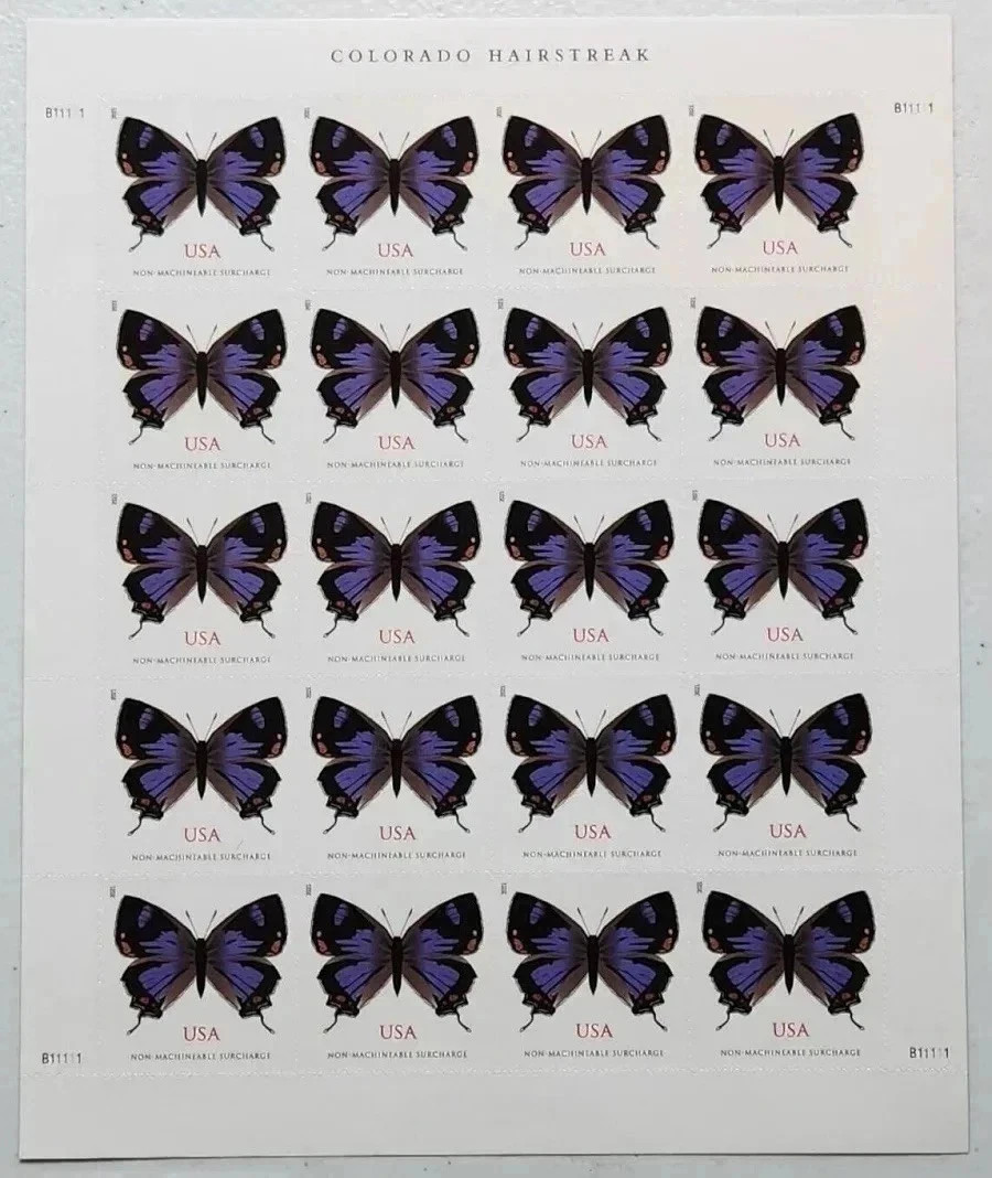 500 Butterfly Non-Machineable Stamps | UNUSED Authentic USPS First Class Stamps