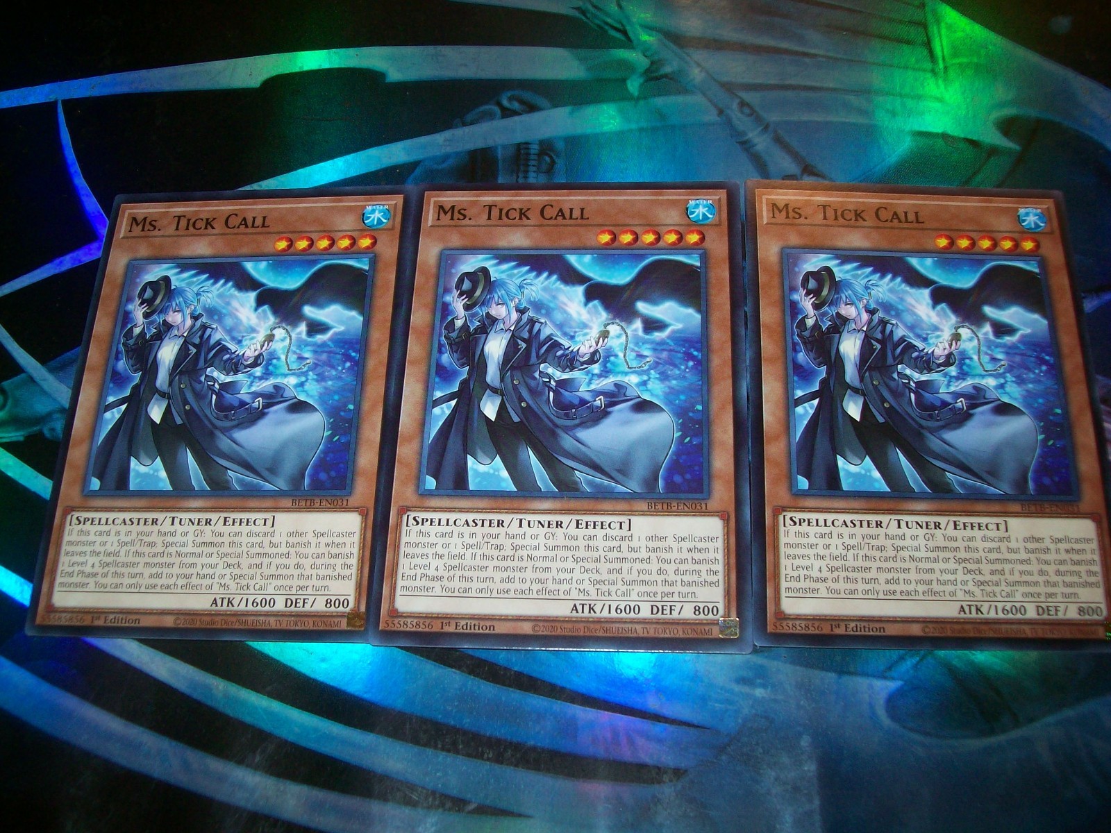 3x Ms. Tick Call 1st Edition Common BETB-EN031 Yu-Gi-Oh