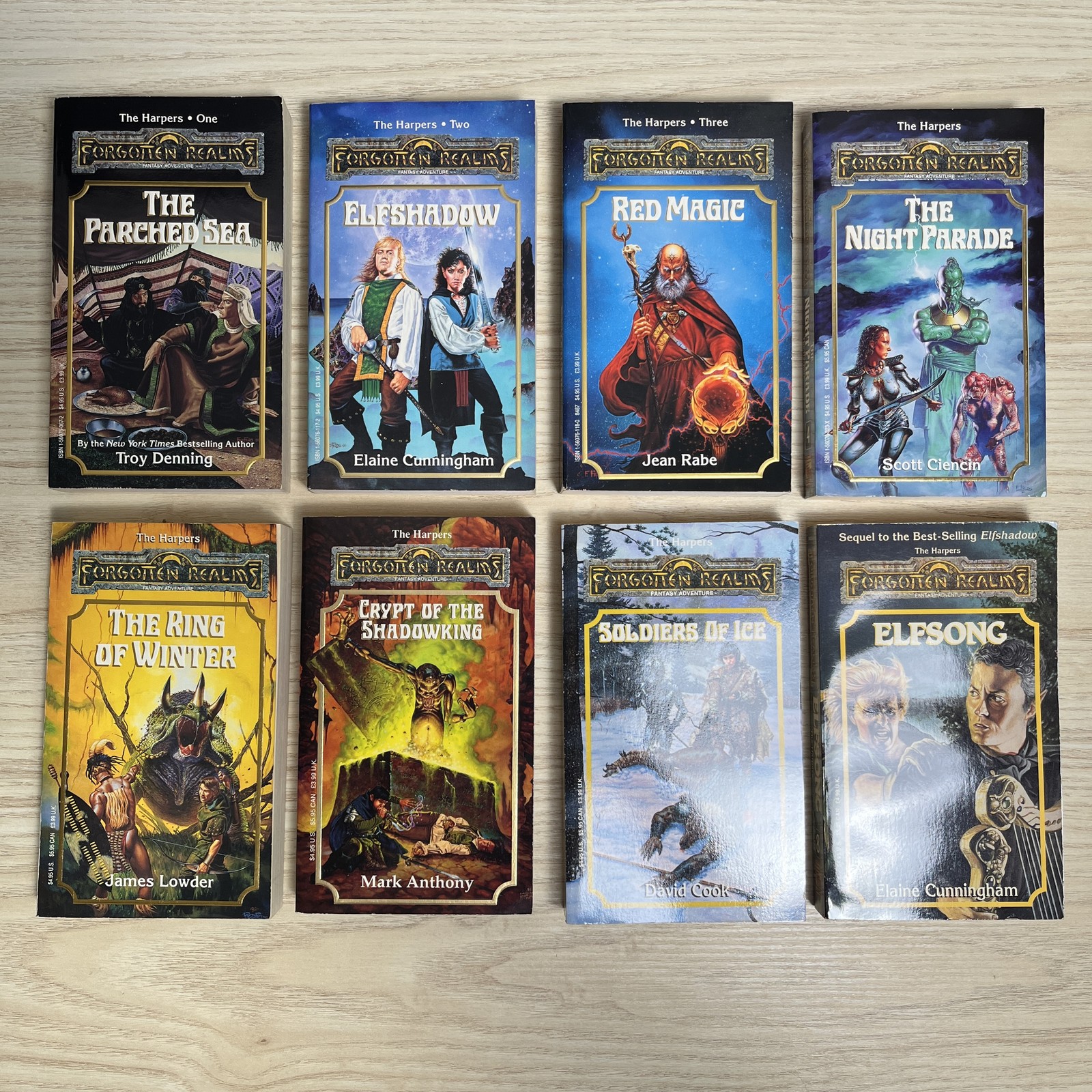 Forgotten Realms: Complete First Edition Harpers Series 1-16, D&D MMPB Lot