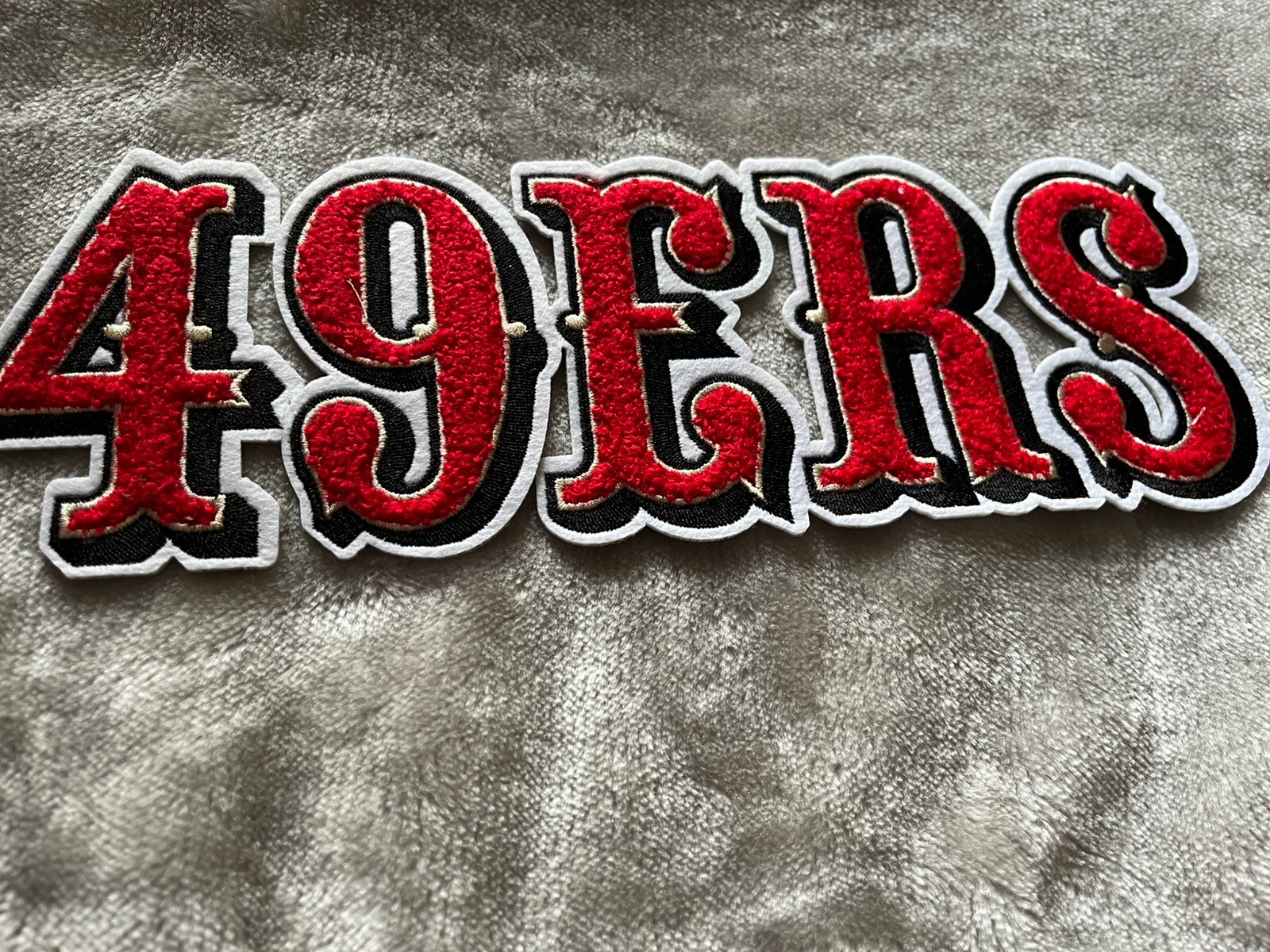 Stunning LARGE San Francisco 49ers  American Football Sew Iron On Patch 30cm