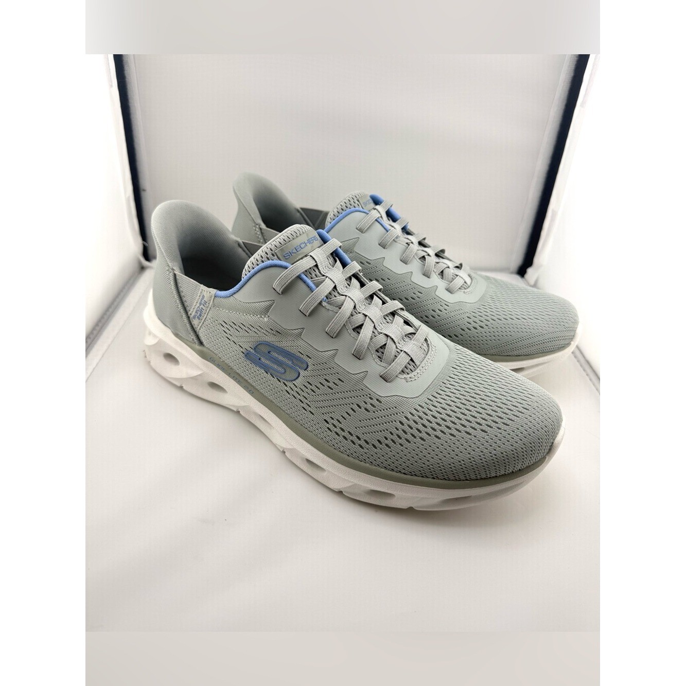 Sketchers Hands Free Swift Fit Slip On Tennis Shoes Sneakers Memory Foam 10 Walk