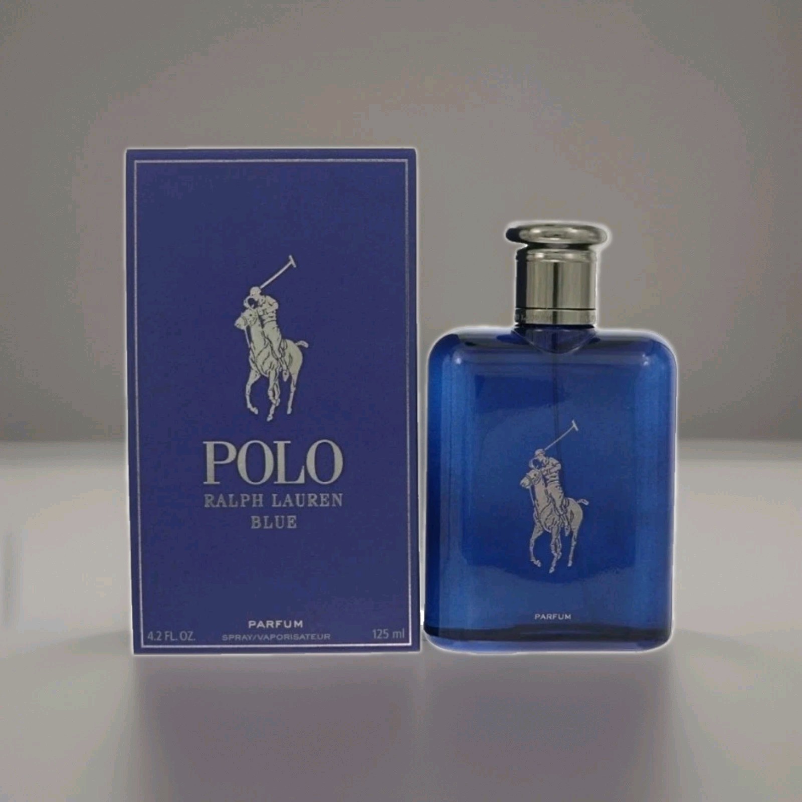 Polo Blue by Ralph Lauren 4.2 Oz PARFUM Men\'s Spray Brand New Sealed