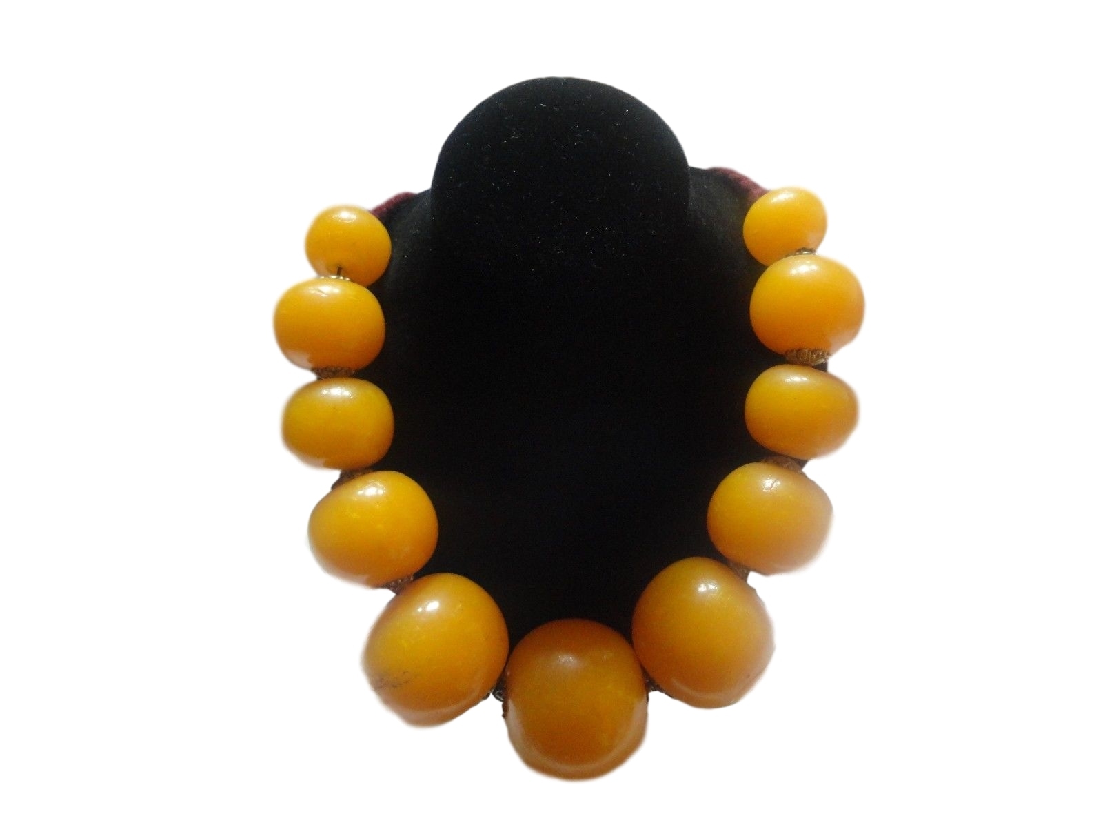 Amber, Magnificent Moroccan Berber Imitation Amber Beaded Necklace. Amber, Magnificent Moroccan Berber Imitation Amber Beaded Necklace.