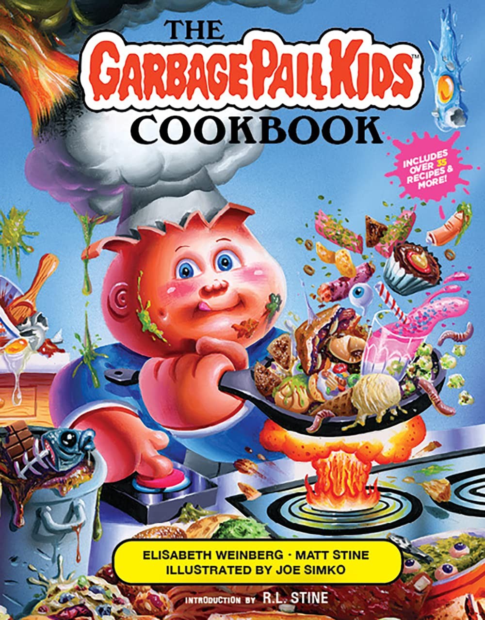 The Garbage Pail Kids Cookbook Hardcover New The Garbage Pail Kids Cookbook Hardcover New
