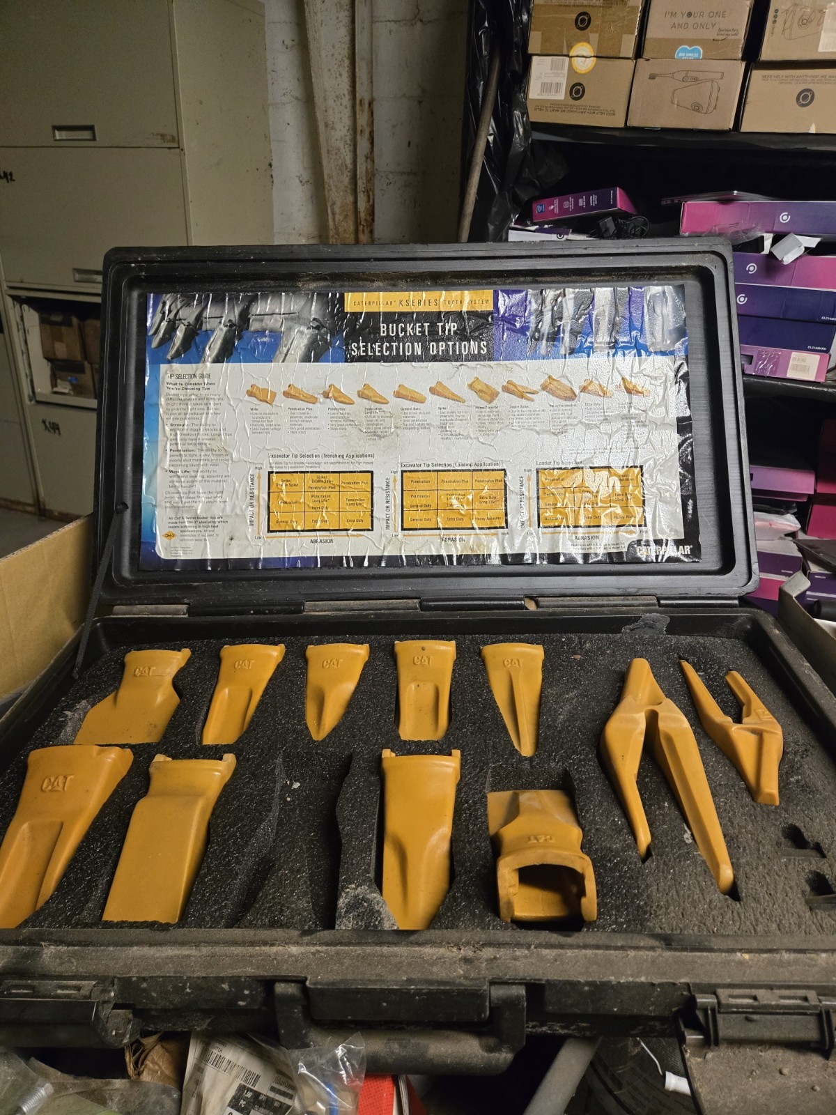 11 pc caterpillar k series tooth system (A2) 11 pc caterpillar k series tooth system (A2)