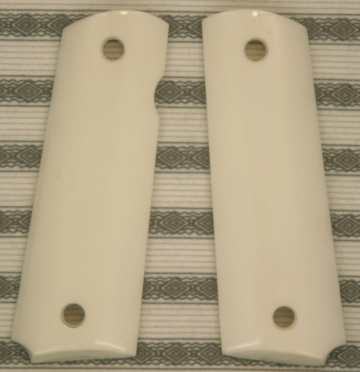  Colt 1911 Full size grips Genuine Real Buffalo Bone Smooth