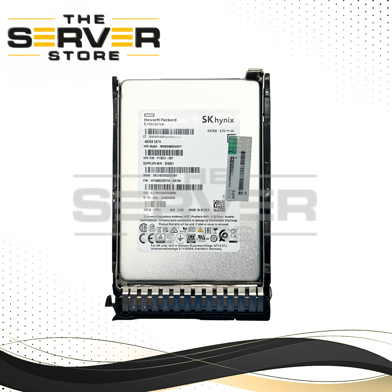 HPE 480GB SATA 6G MU SFF SC 2.5\