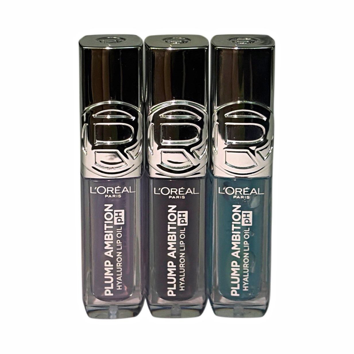 L\'Oréal Paris Plump Ambition Hyaluron pH Lip Oil Lot of 3 L\'Oréal Paris Plump Ambition Hyaluron pH Lip Oil Lot of 3