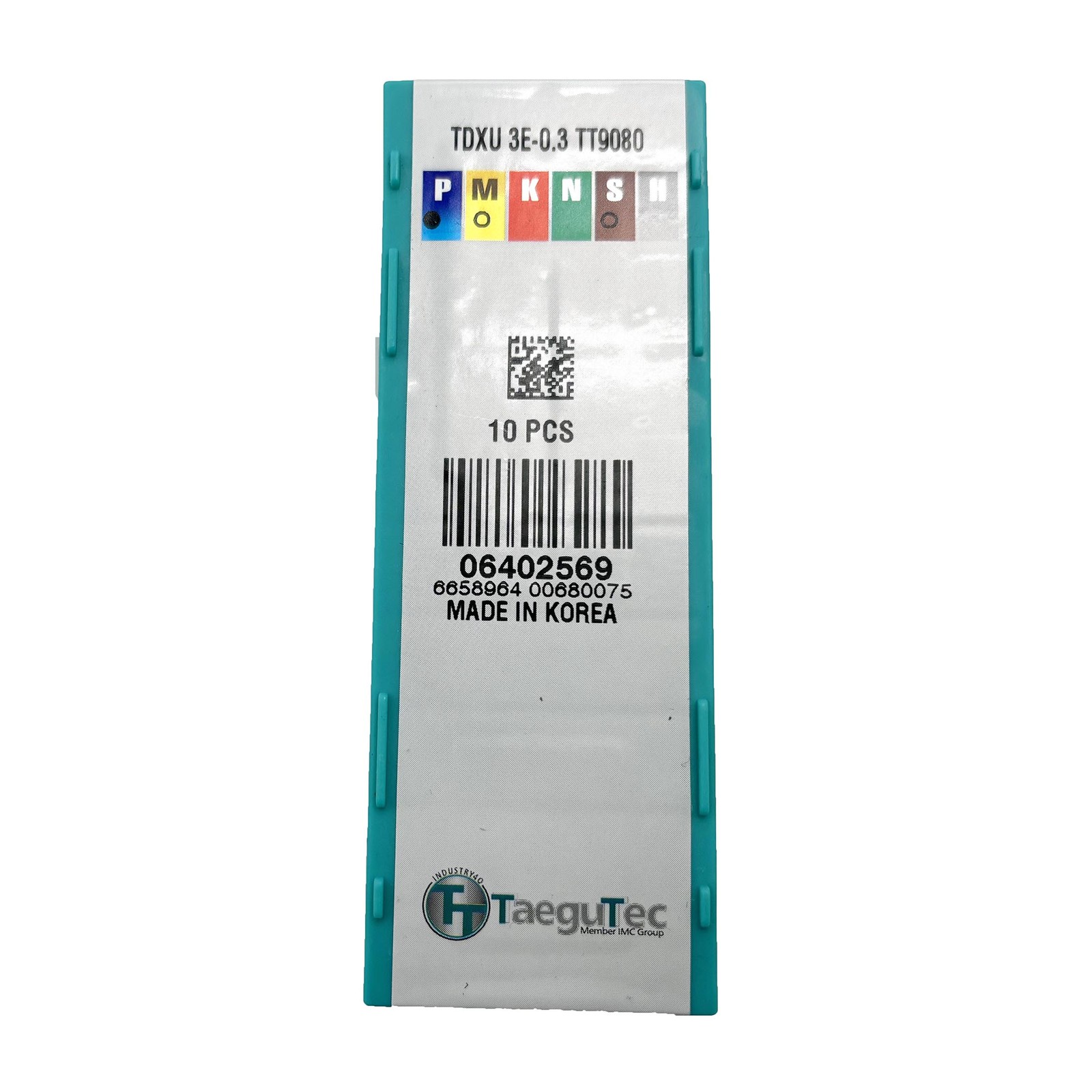 New 10PCS Carbide Inserts TDXU3E-0.3 TT9080 for Taegutec 