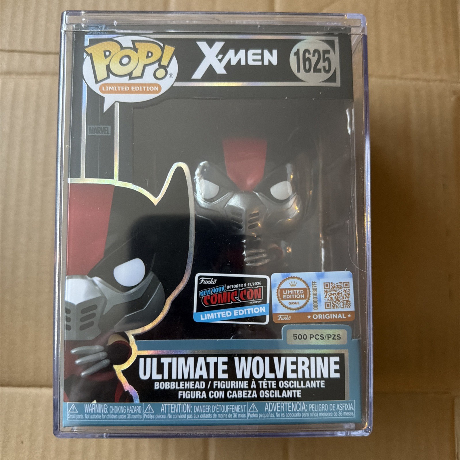 Funko Pop Marvel Ultimate Wolverine LE 500 Pcs NYCC 2026 CON STICKER IN HAND Funko Pop Marvel Ultimate Wolverine LE 500 Pcs NYCC 2026 CON STICKER IN HAND
