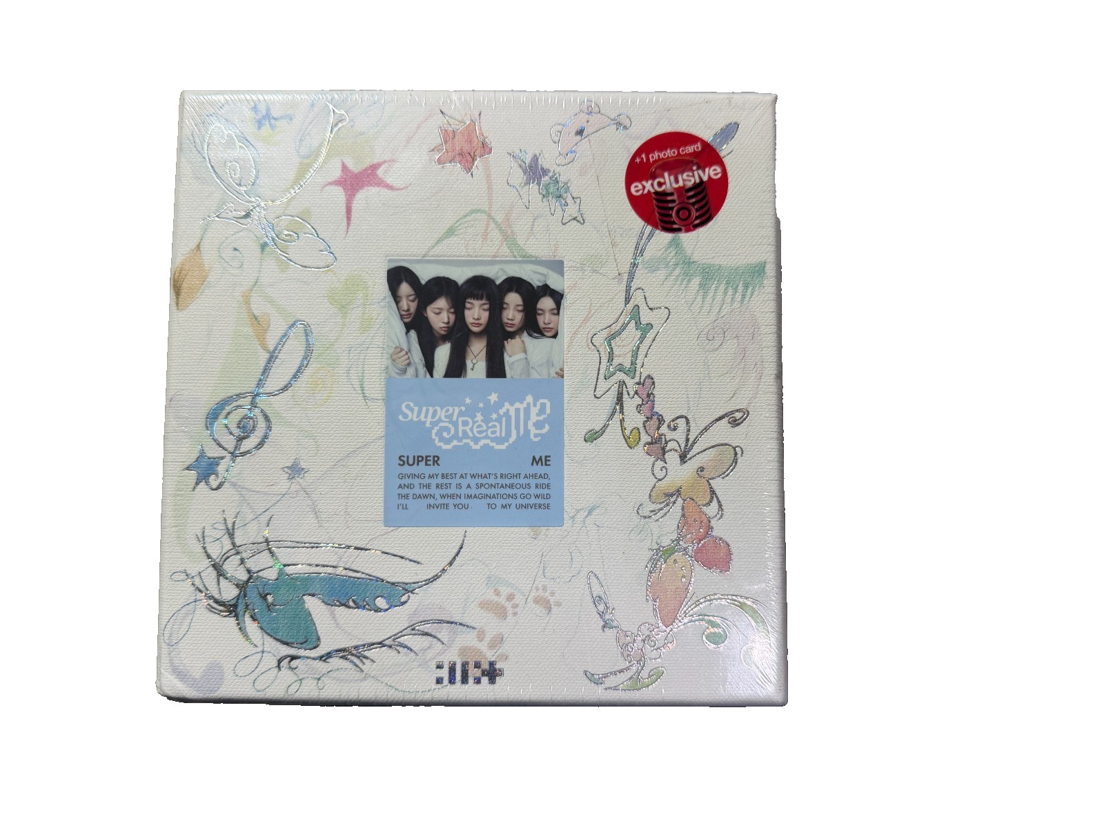 ILLIT Super Real Me 1st Mini Album Super Me Version Target Exclusive K-POP CD ILLIT Super Real Me 1st Mini Album Super Me Version Target Exclusive K-POP CD
