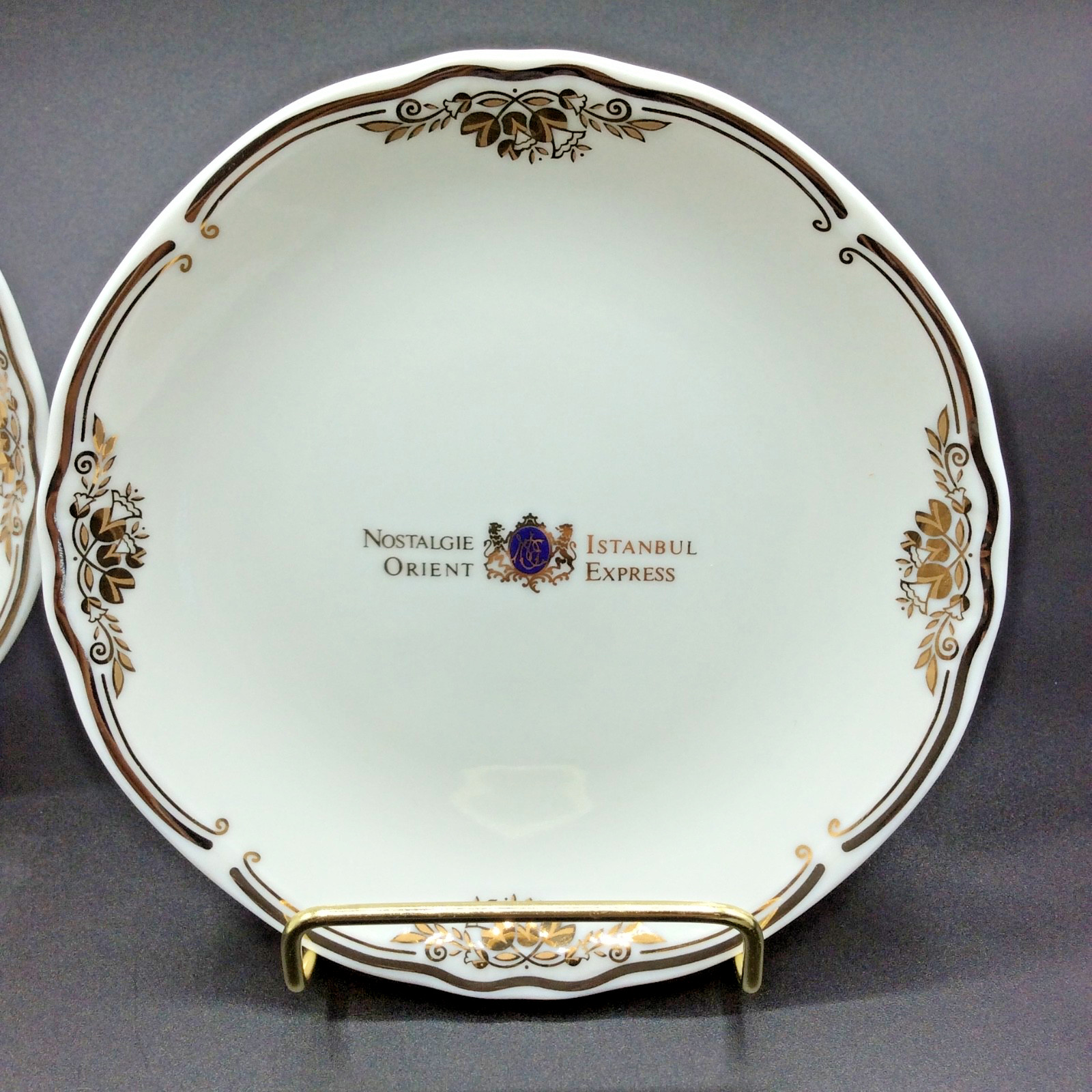Nostalgie Istanbul Orient Express Porcelain Plates 5pc Set New Nostalgie Istanbul Orient Express Porcelain Plates 5pc Set New
