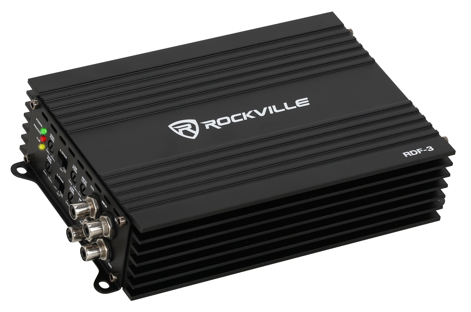 Rockville RDF-3 1600W Peak 400w RMS 4-Channel Car Amplifier, Compact, Efficient Rockville RDF-3 1600W Peak 400w RMS 4-Channel Car Amplifier, Compact, Efficient