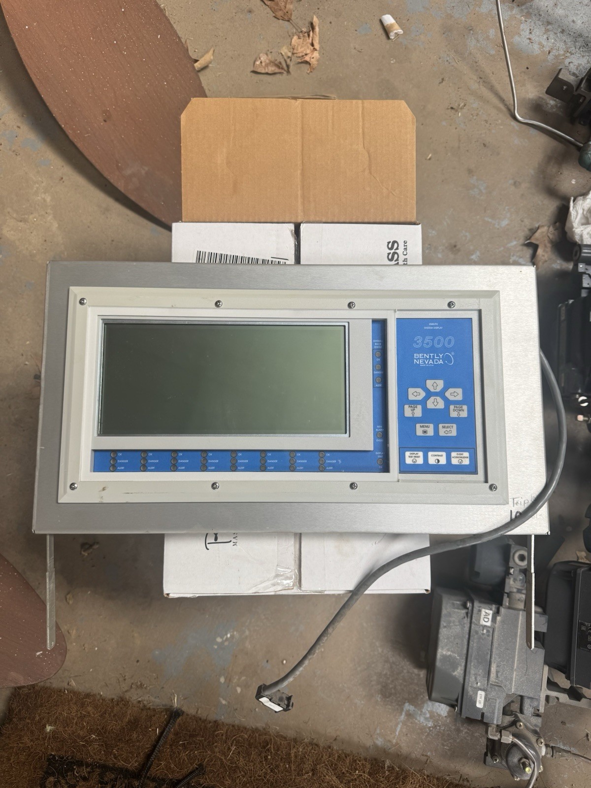 Bently Nevada 3500/93 System Display Panel Monitor HMI 139497-01 Rev A 3500