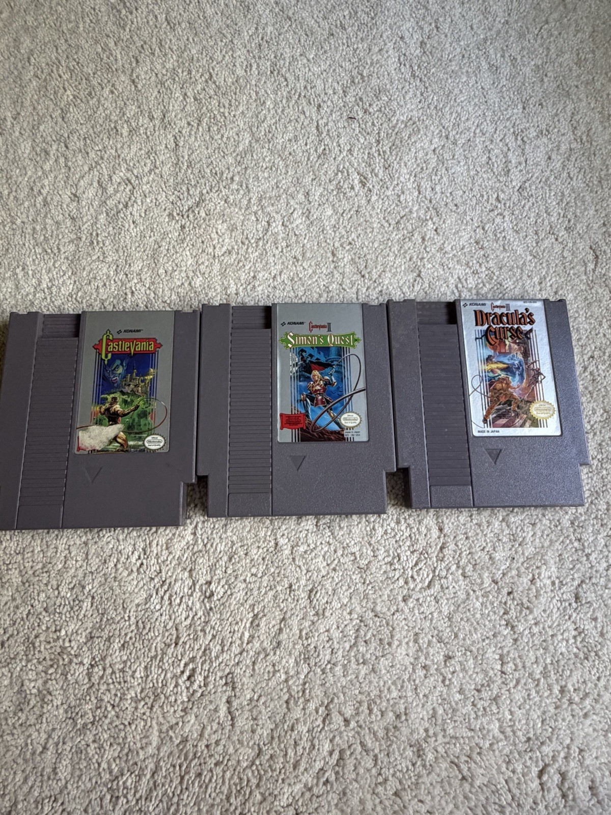 Castlevania 1 , 2 And 3  Bundle (Nintendo NES, 1987)