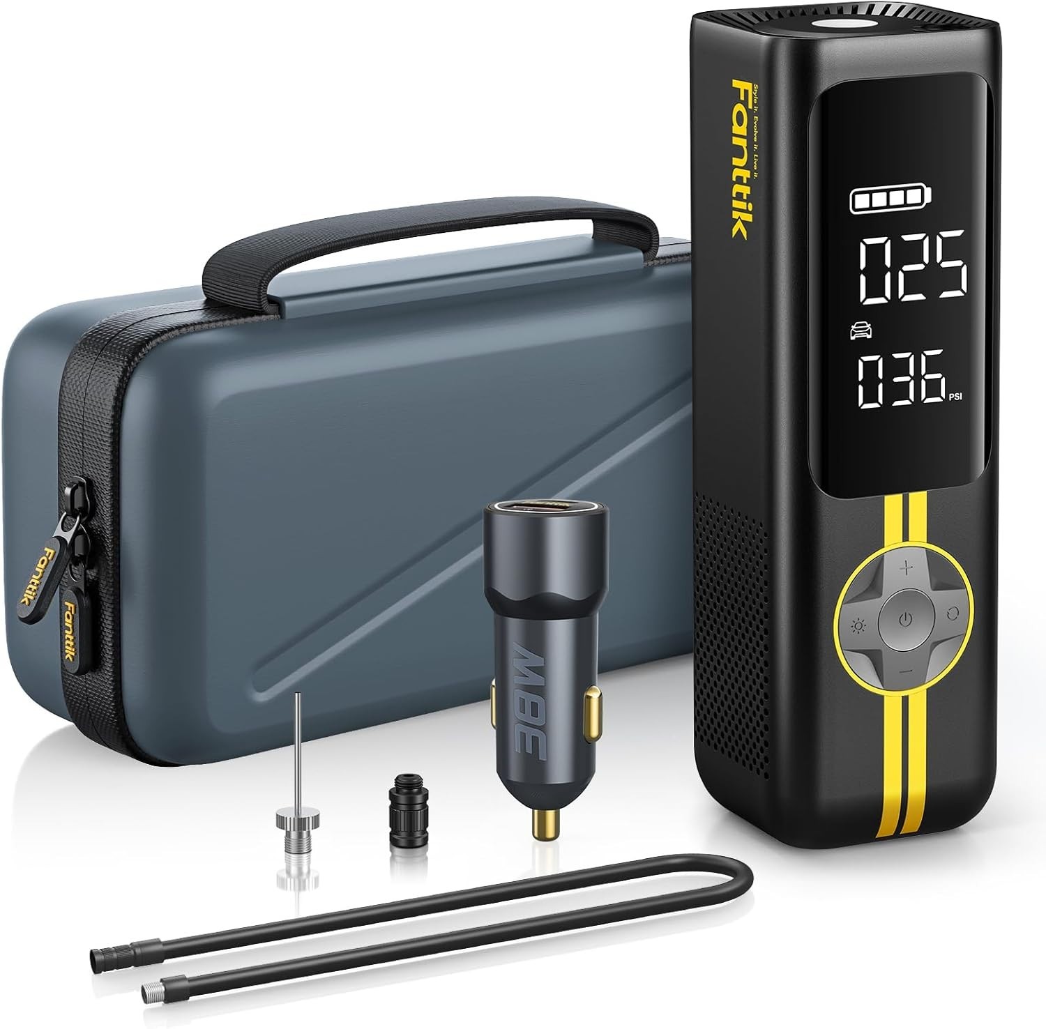 Fanttik X8 APEX Tire Inflator Portable Air Compressor, 1 Min Fast Inflation,150p Fanttik X8 APEX Tire Inflator Portable Air Compressor, 1 Min Fast Inflation,150p