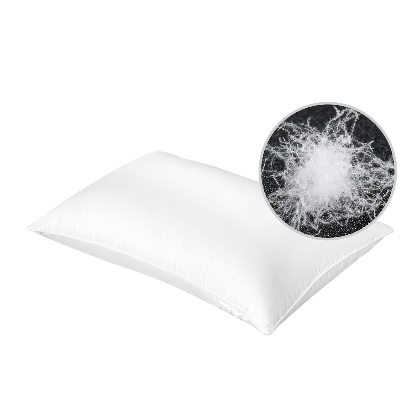 1/2/4Pack Luxury Goose Down Pillow Queen Size Feather Pillow Insert Soft Support