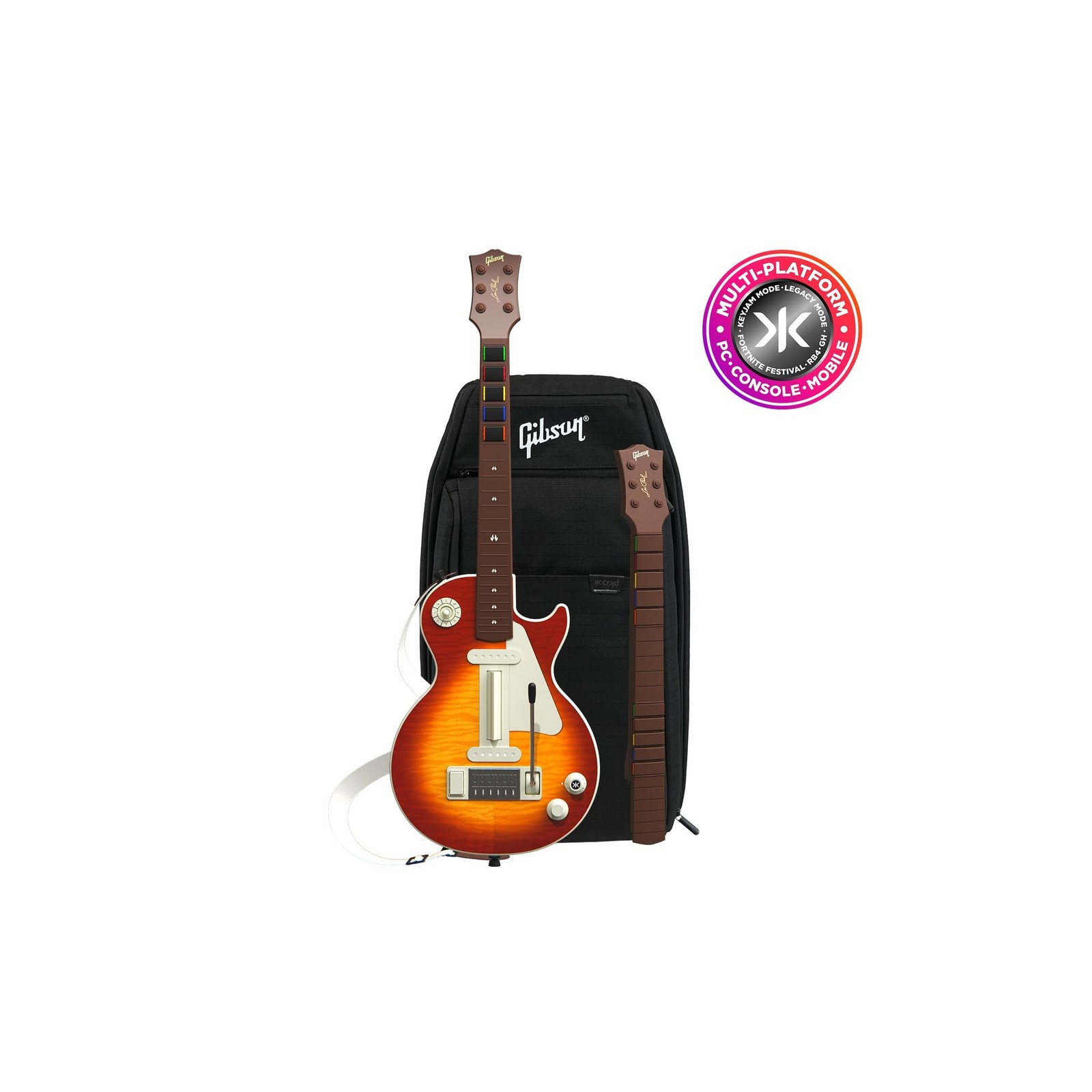 CRKD Gibson Les Paul Cherry Sunburst Pro Edition Guitar Controller Collectors...