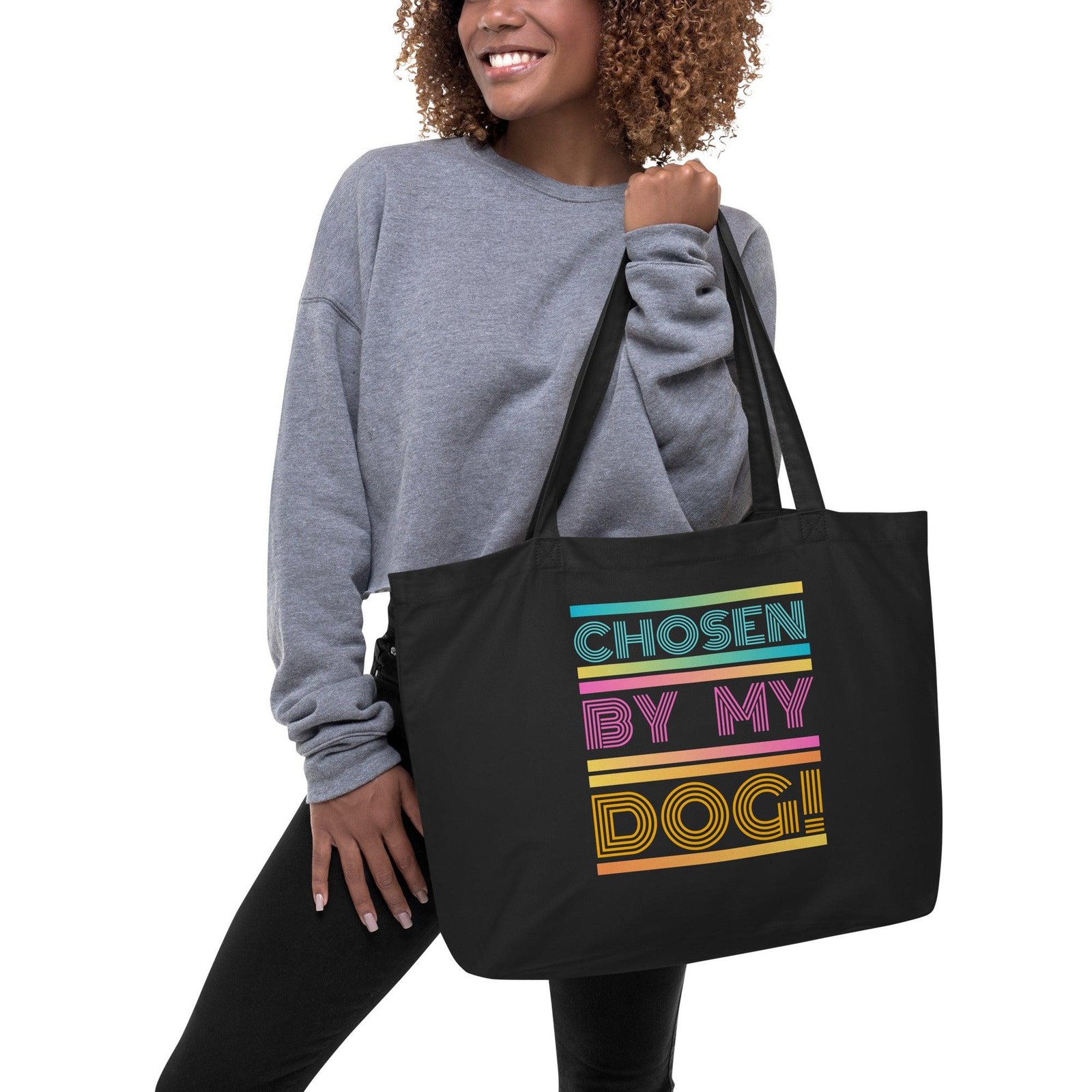 Chosen By My Dog Cotton Tote Bag – Large & Durable