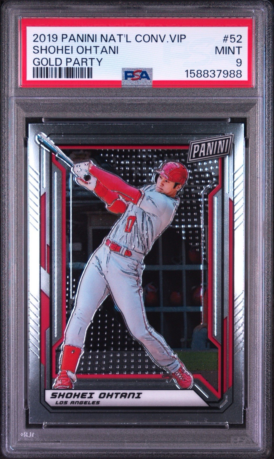 2019 Panini National Convention Gold Packs 52 Shohei Ohtani PSA 9 Low Pop 2019 Panini National Convention Gold Packs 52 Shohei Ohtani PSA 9 Low Pop