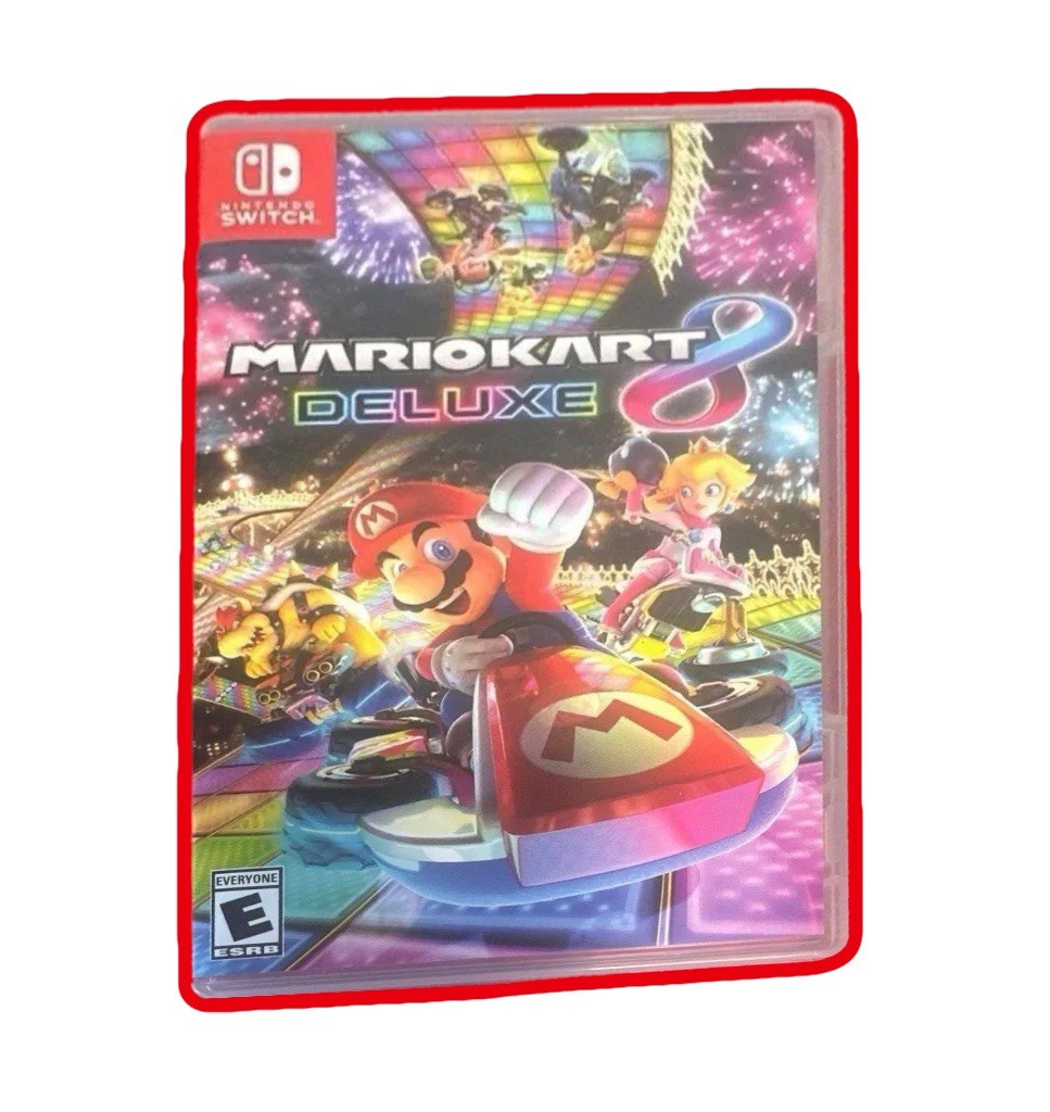 Mario Kart 8 Deluxe Nintendo Switch Game Cartridge With Original Case CIB Mario Kart 8 Deluxe Nintendo Switch Game Cartridge With Original Case CIB