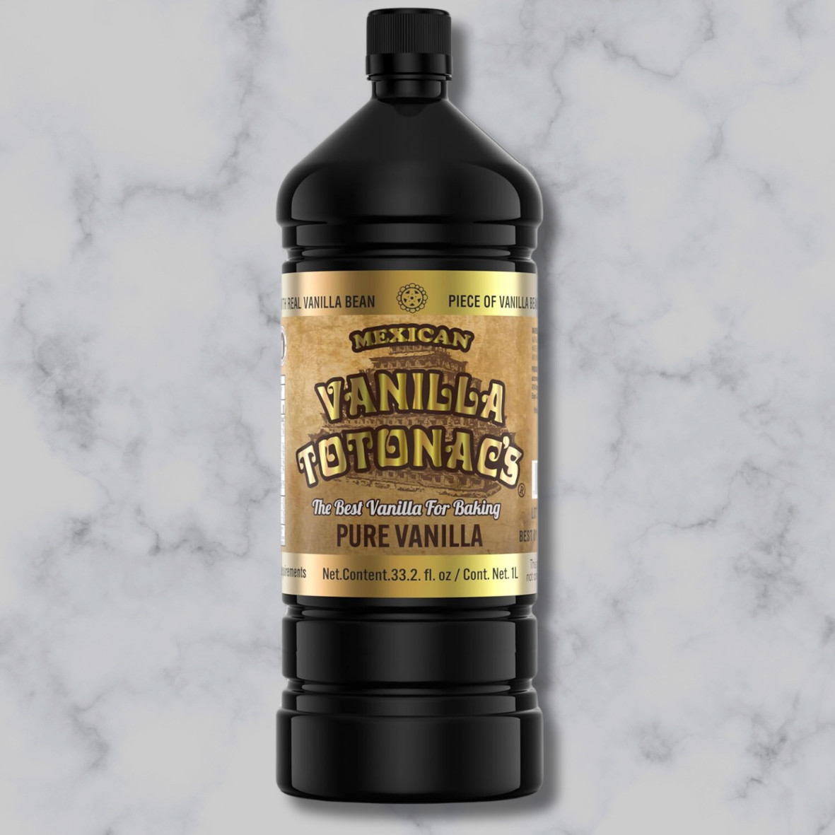 Totonac\'s Pure Mexican Vanilla extract, 33.2 Ounces (Baking)