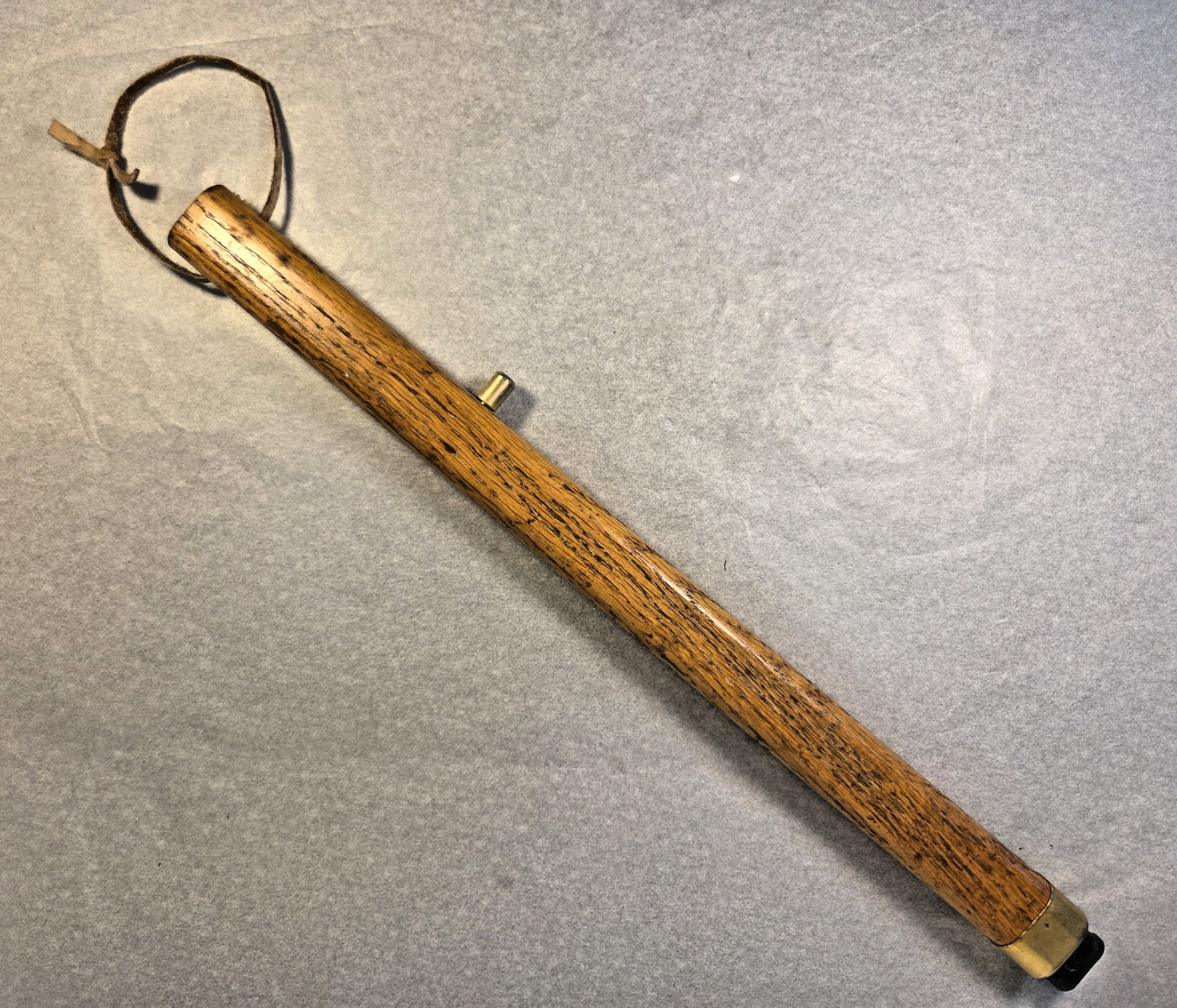 Vintage Electro-Gaff Fishing Tool Wood Brass Shocker Club Priest Saf-T-Grip Era Vintage Electro-Gaff Fishing Tool Wood Brass Shocker Club Priest Saf-T-Grip Era