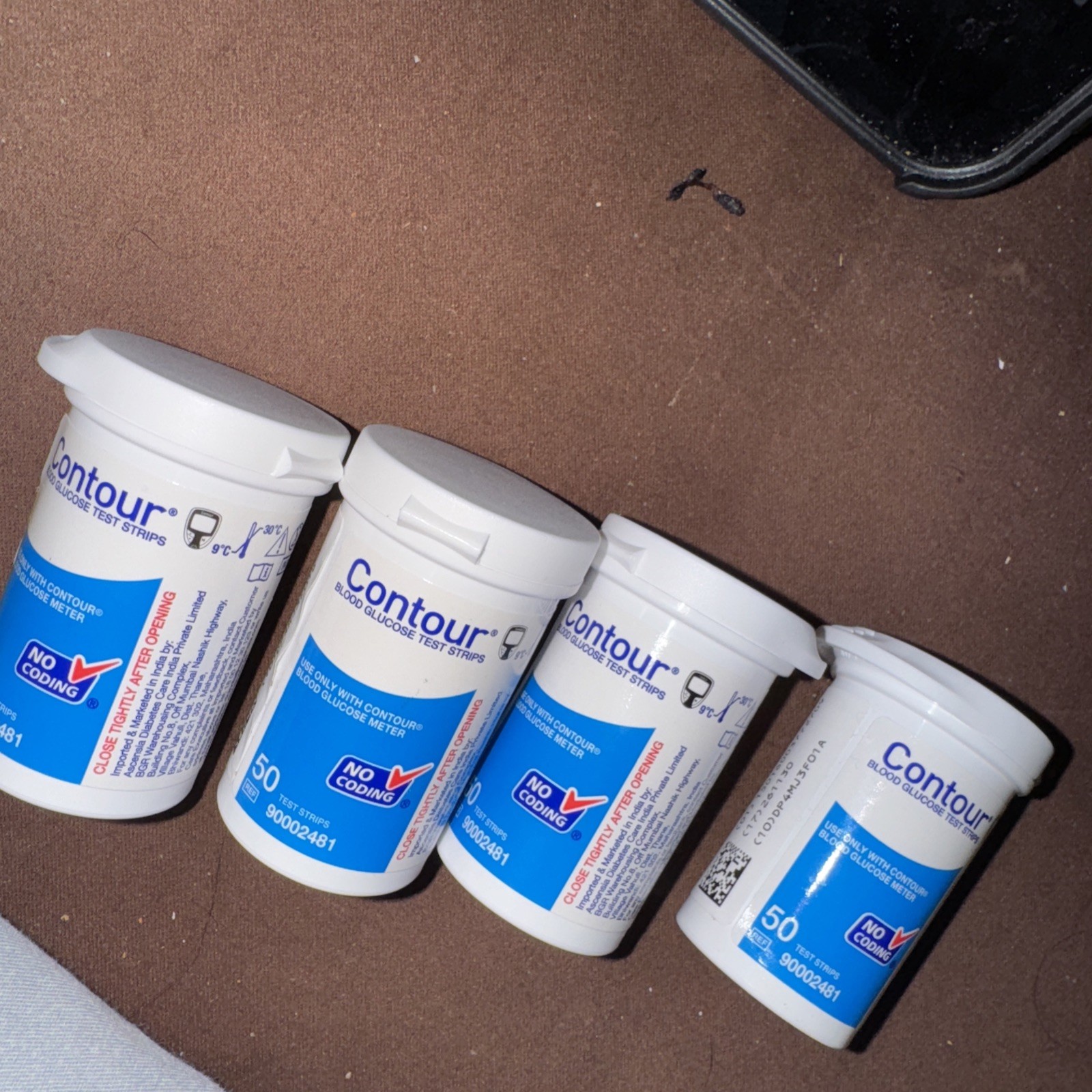 LOT OF 4 Contour Strips 50 Ct EACH Exp10.2027 US See Pic Regular Contor LOT OF 4 Contour Strips 50 Ct EACH Exp10.2027 US See Pic Regular Contor