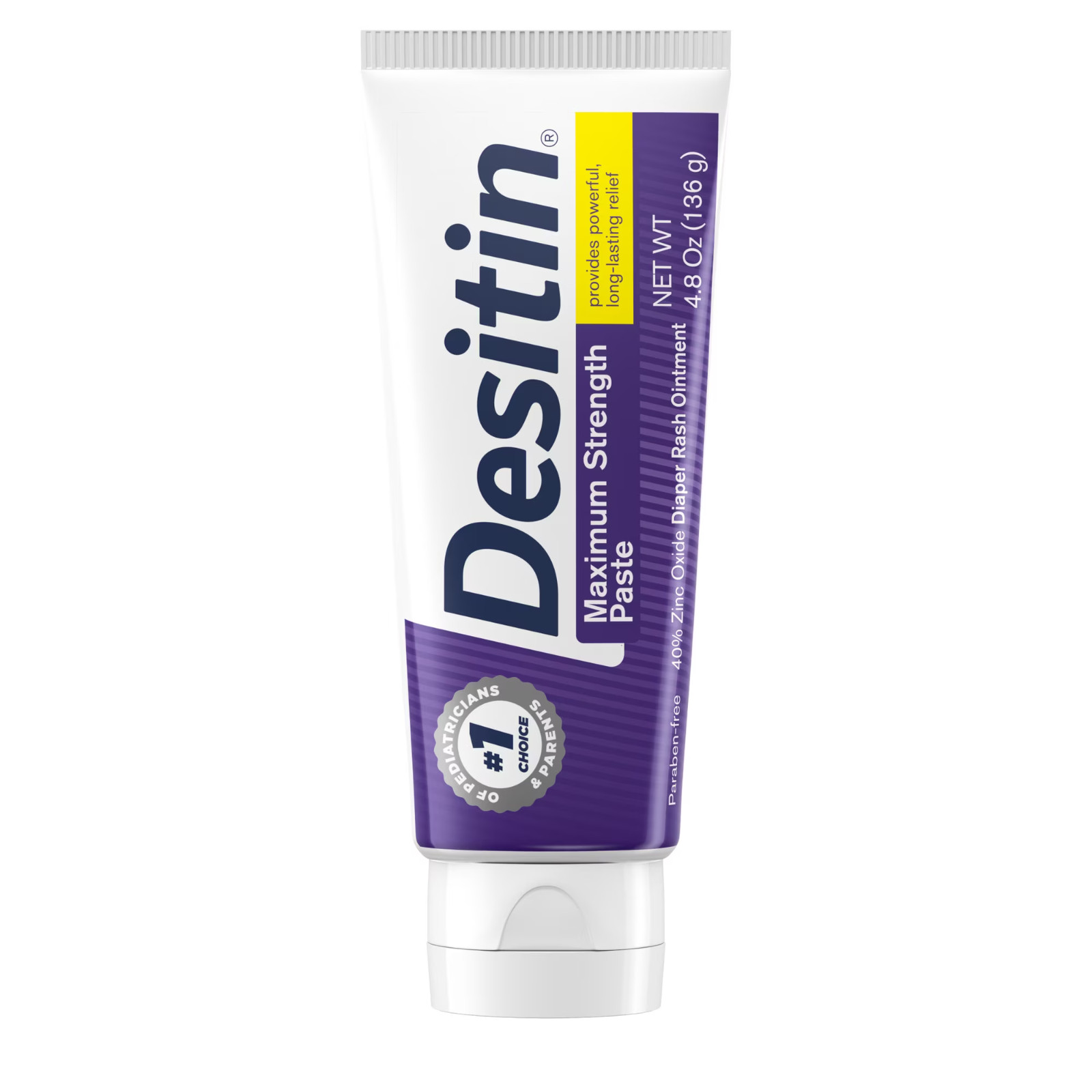 Desitin Maximum Strength Baby Diaper Rash Cream, Zinc Oxide, 4.8 oz Desitin Maximum Strength Baby Diaper Rash Cream, Zinc Oxide, 4.8 oz