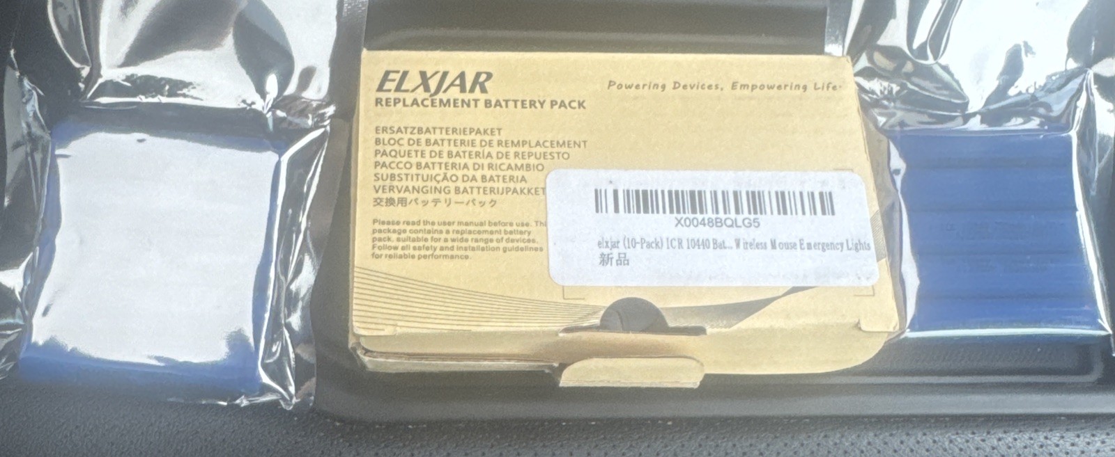 10Pcs AAA Li-ion Rechargeable Batteries ICR 10440 3.7V 350mAh Battery