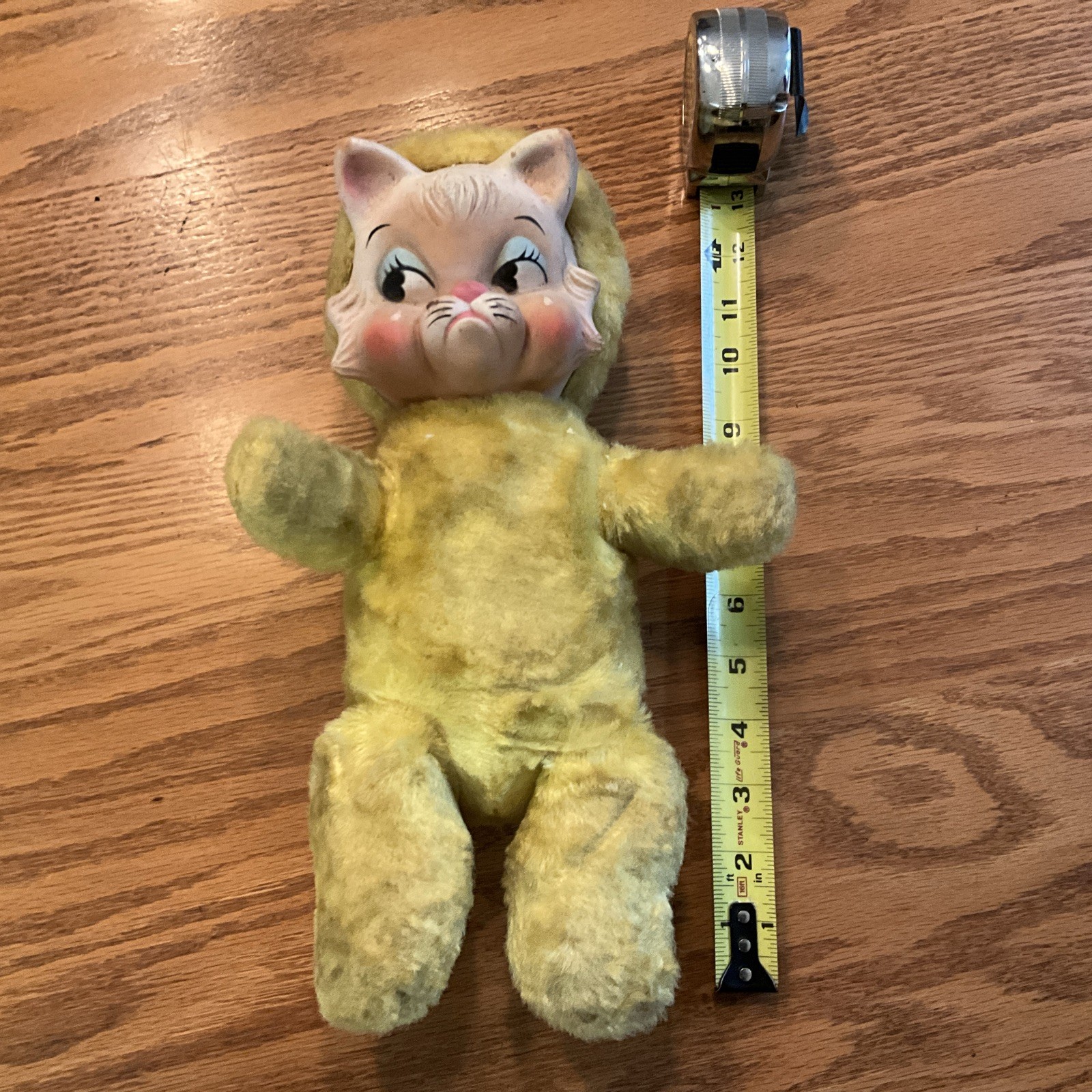 Vintage 50s / 60\'s Rushton Rubber Face Grumpy Pouty Cat Kitty 13” Plush Vintage 50s / 60\'s Rushton Rubber Face Grumpy Pouty Cat Kitty 13” Plush
